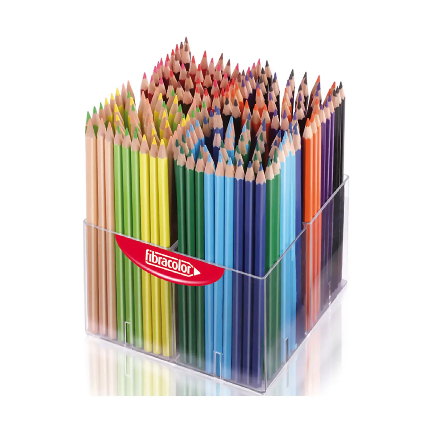 Fibracolor 168 Pastelli Matì Super Mina 3,8 mm – Set 12 Colori Multibox - Pastelli
