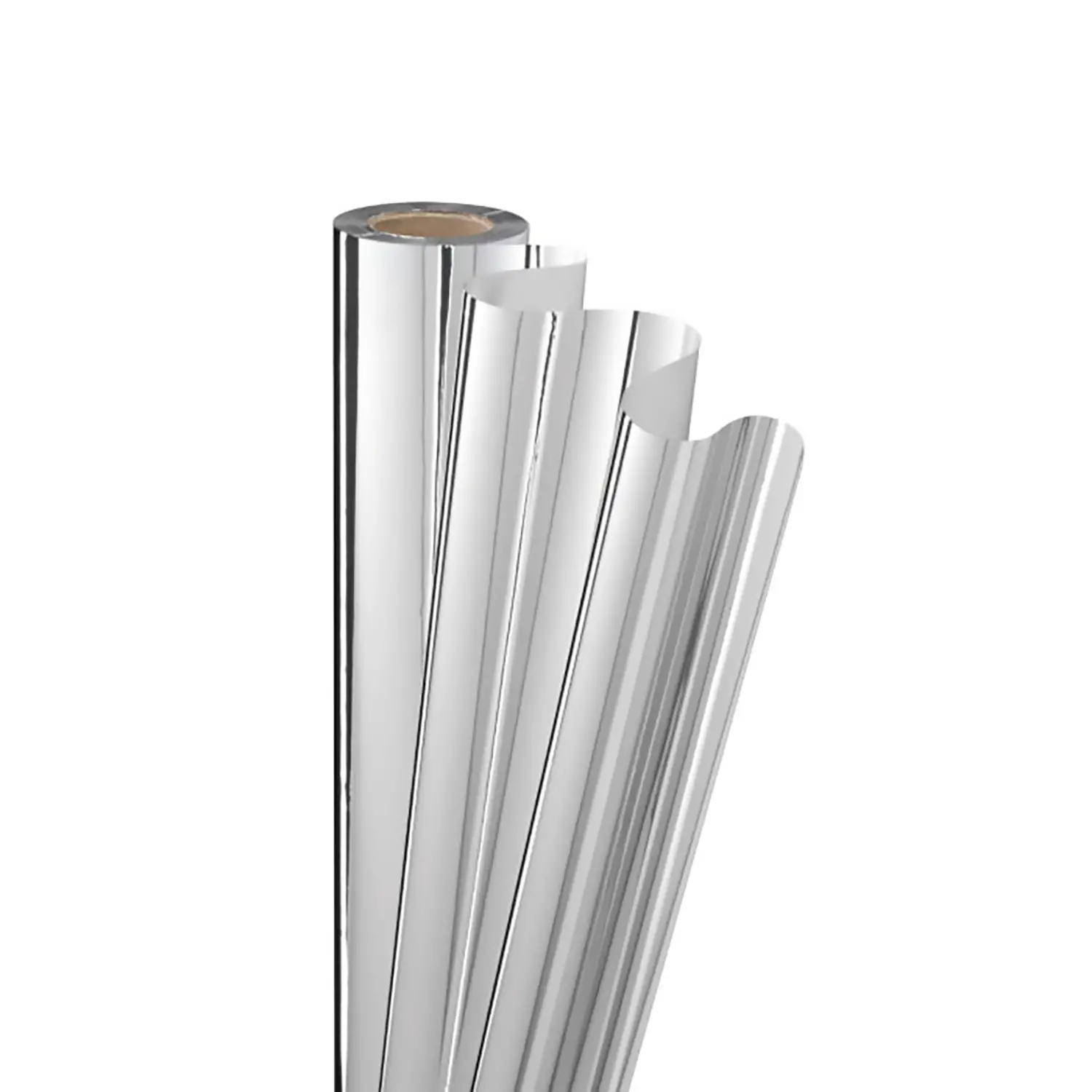 Carta Metallizzata Argento in Rotolo - Cm 70x100 - Carta e cartoncino