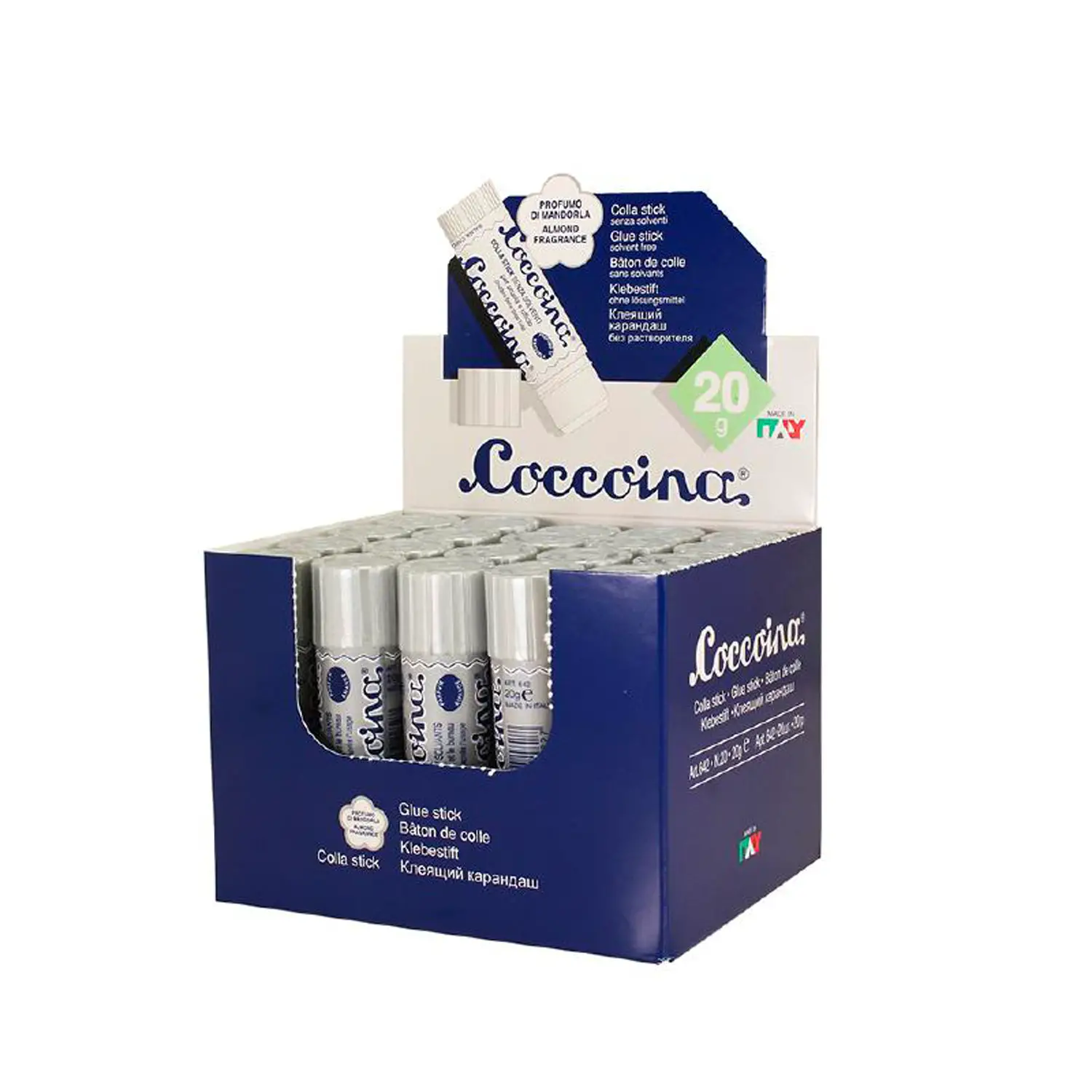 Colla Stick Coccoina Profumata 20 gr – Confezione da 20 Pezzi - Nastri adesivi e colle