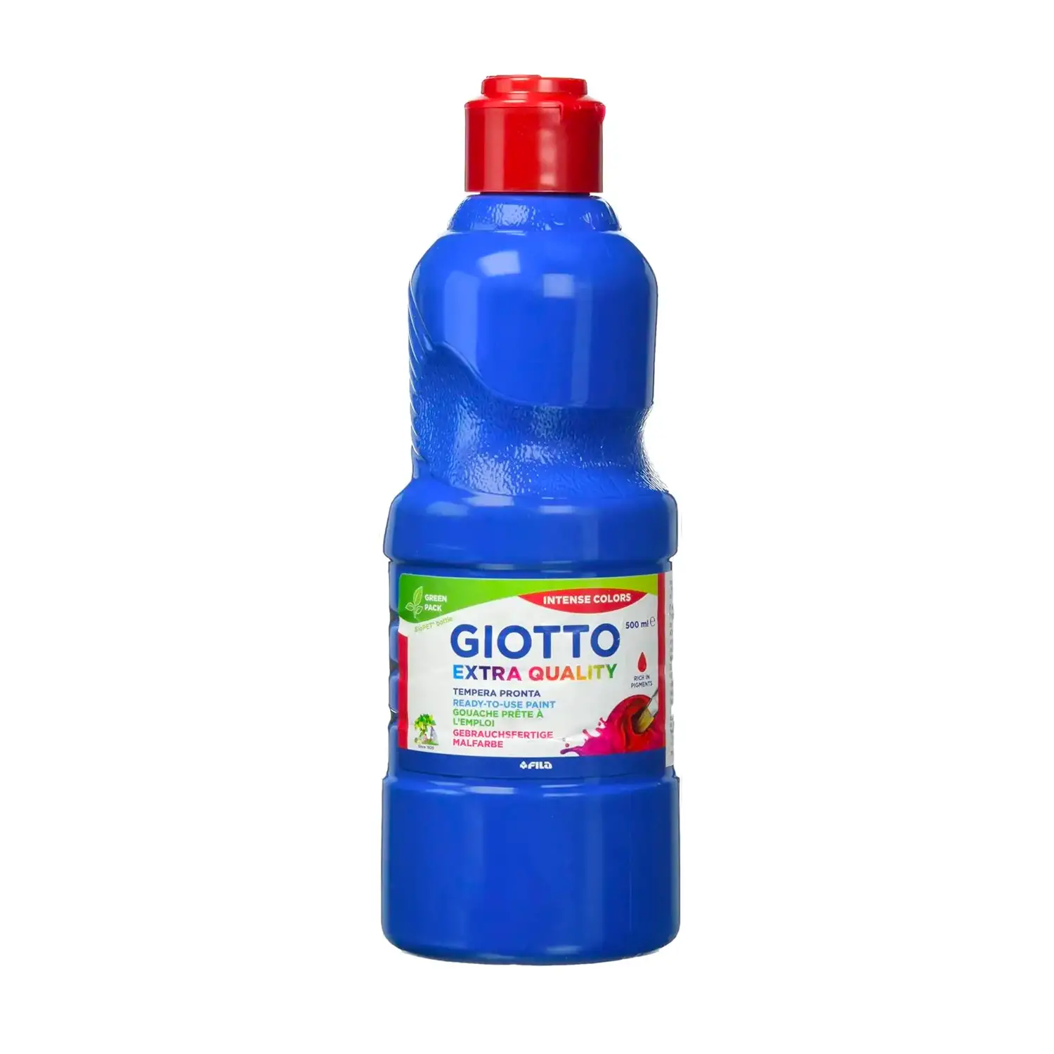 Tempera Pronta Extra Quality Giotto - Blu Oltremare - Flacone 500 ml - Tempere