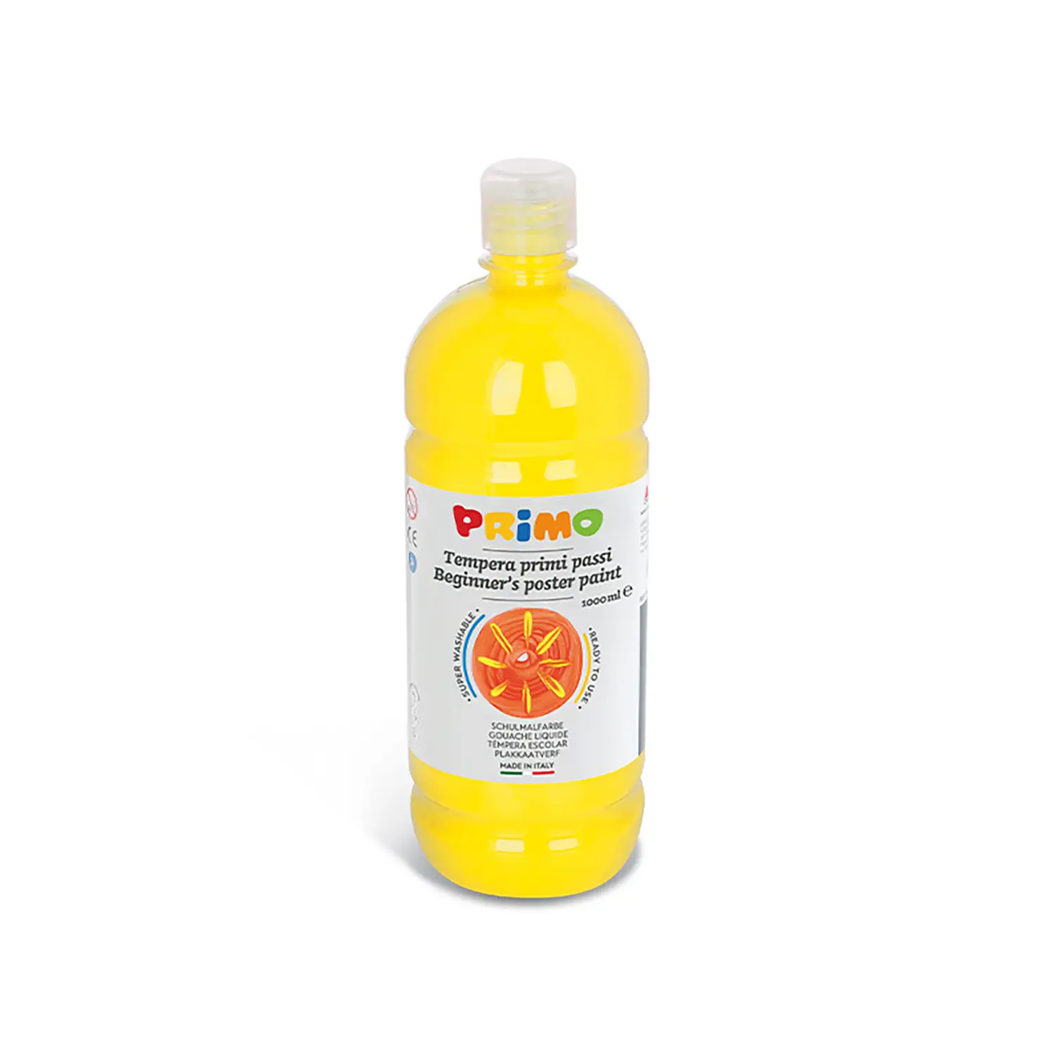 Tempera Pronta Primi Passi Primo1000 ml. Giallo - Tempere