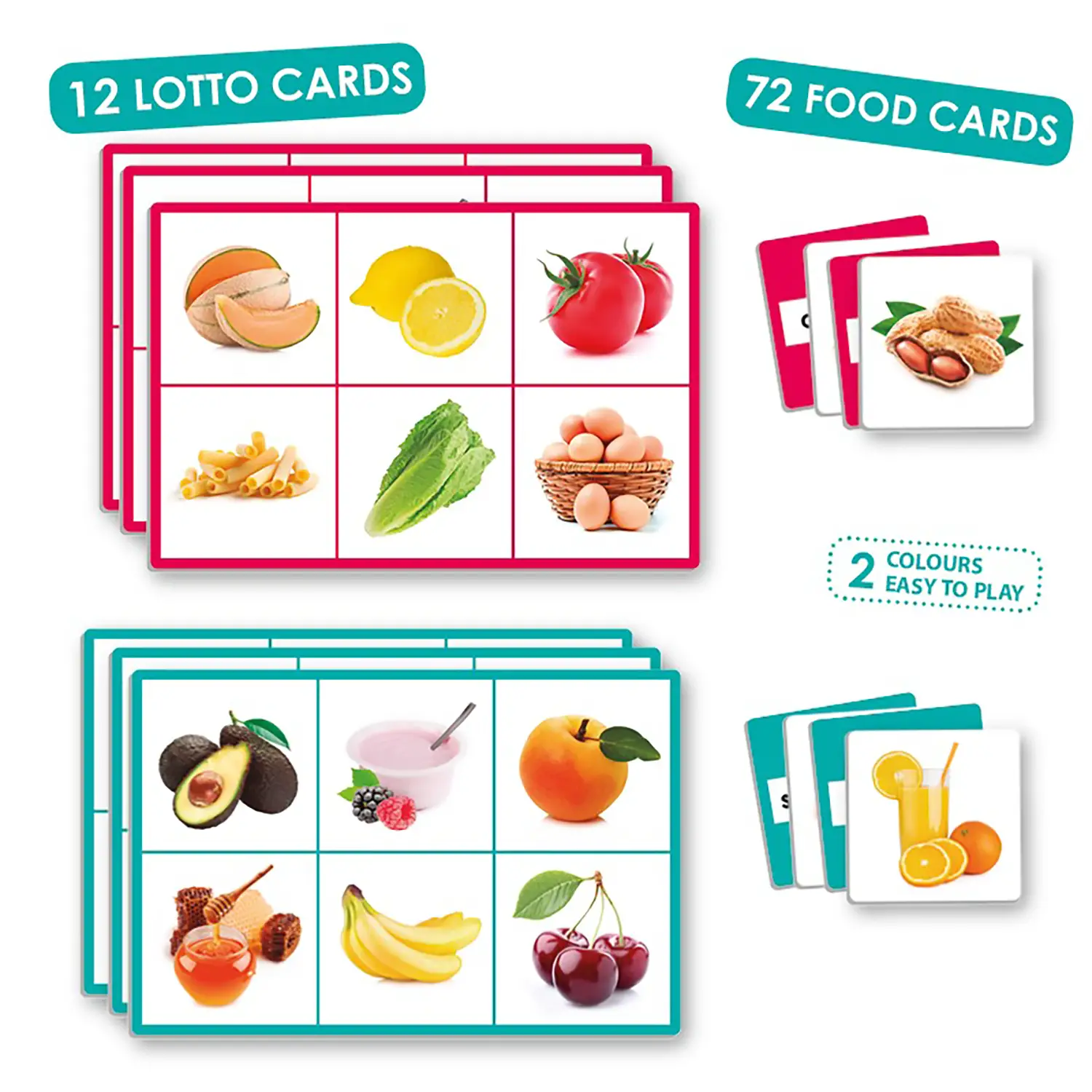 Lotto E Parole Alimenti - Italiano - Associazioni e tombole