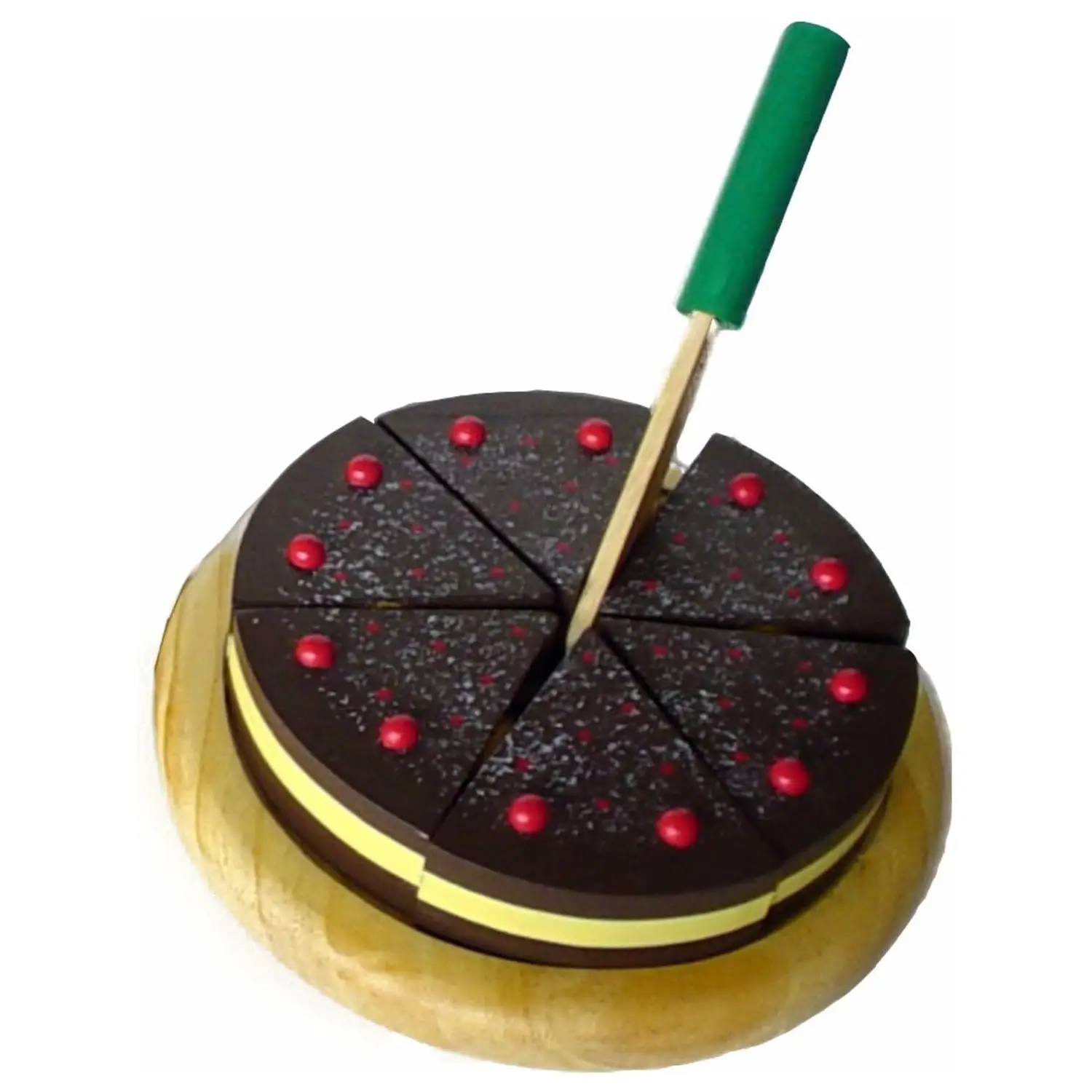 Torta della Nonna in Legno - Gioco Educativo per Bambini - Alimenti, mercatini, stoviglie