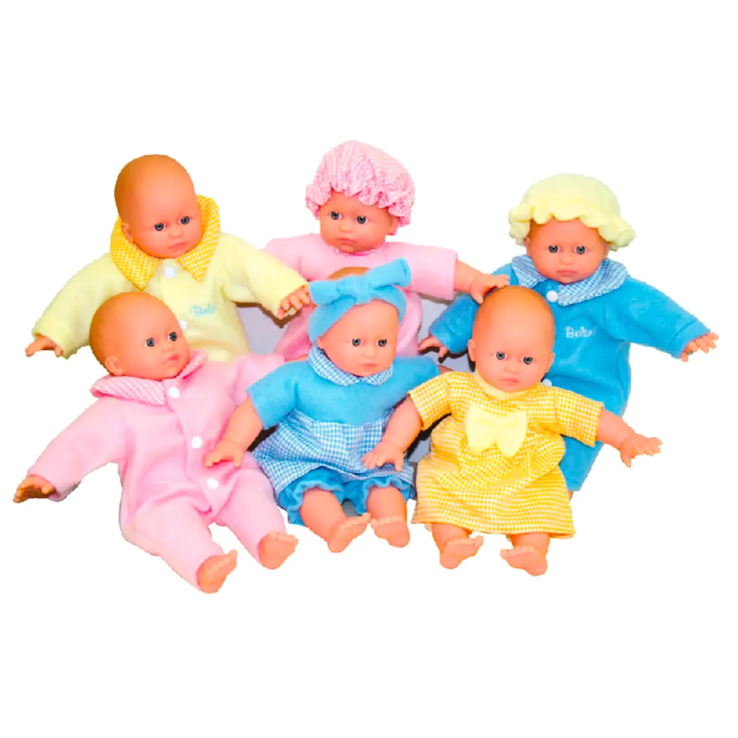 Bambolotti Bebe' Morbidosi Set 6 Pezzi - Bambole e accessori