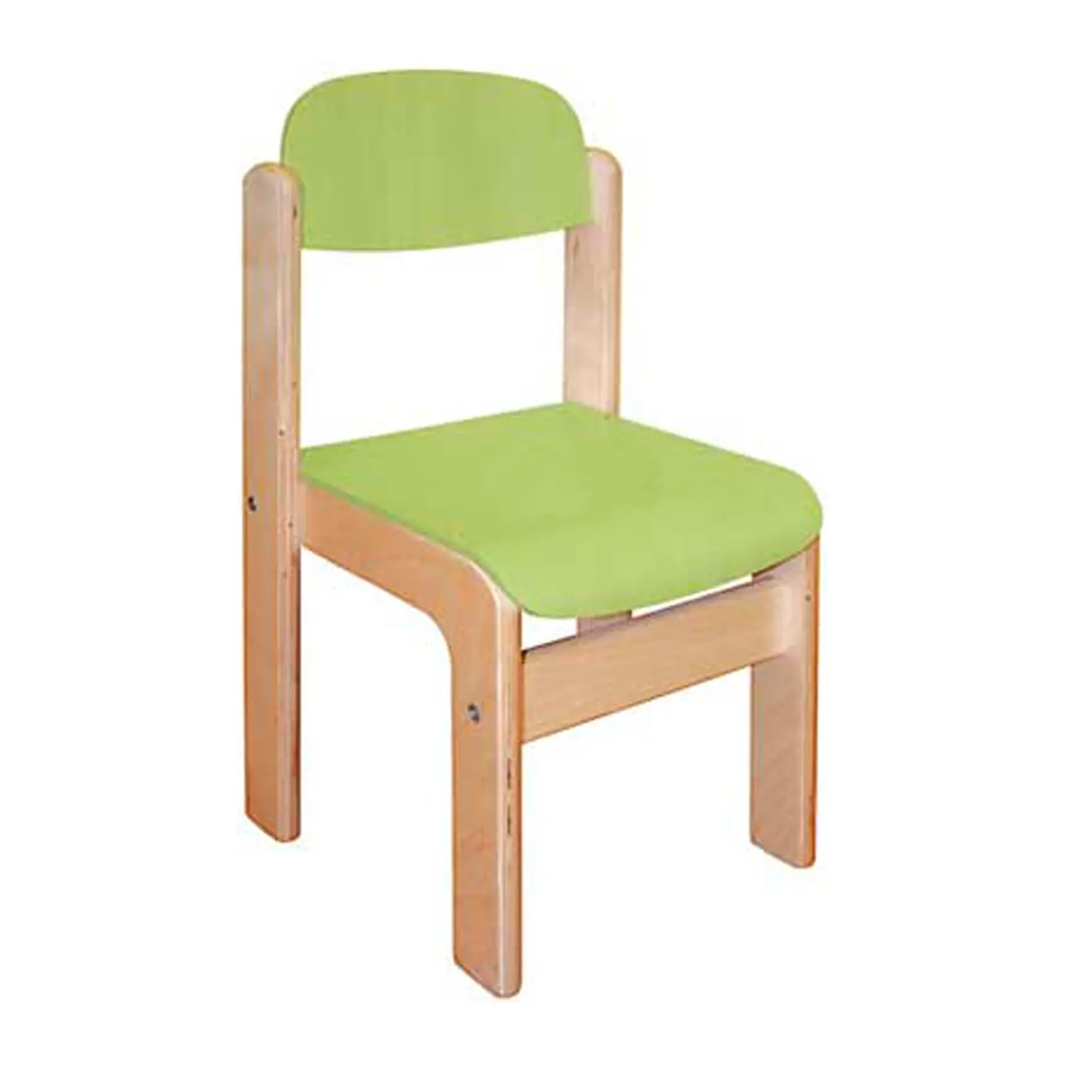 Sedia Infanzia Multistrato verde Seduta H 30m - Arredo Nido e Infanzia