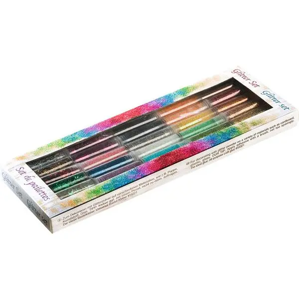 Brillantini Glitter Grana Mista – 30 Flaconi da 3 gr - Brillantini e glitter