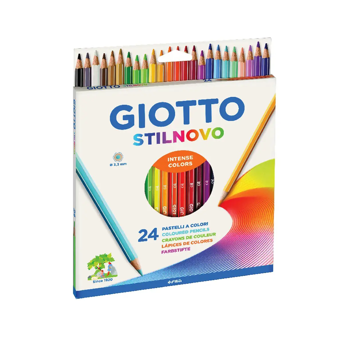 Pastelli Giotto Stilnovo – Astuccio da 24 Colori - Pastelli