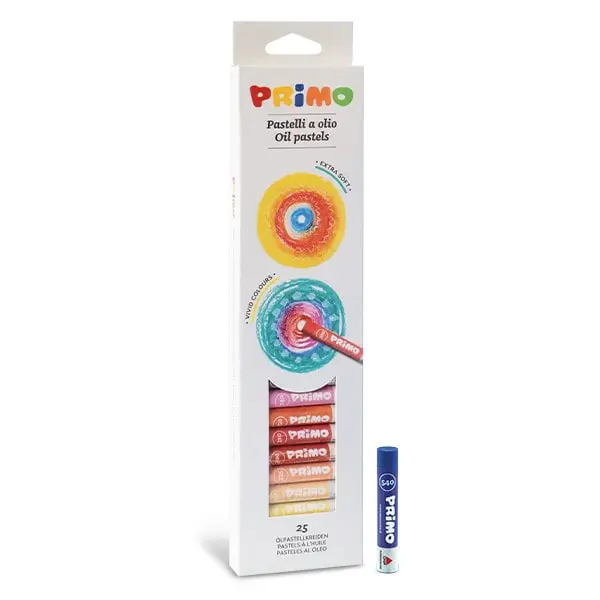 Pastelli a Olio Primo – 25 Pezzi - Pastelli a cera