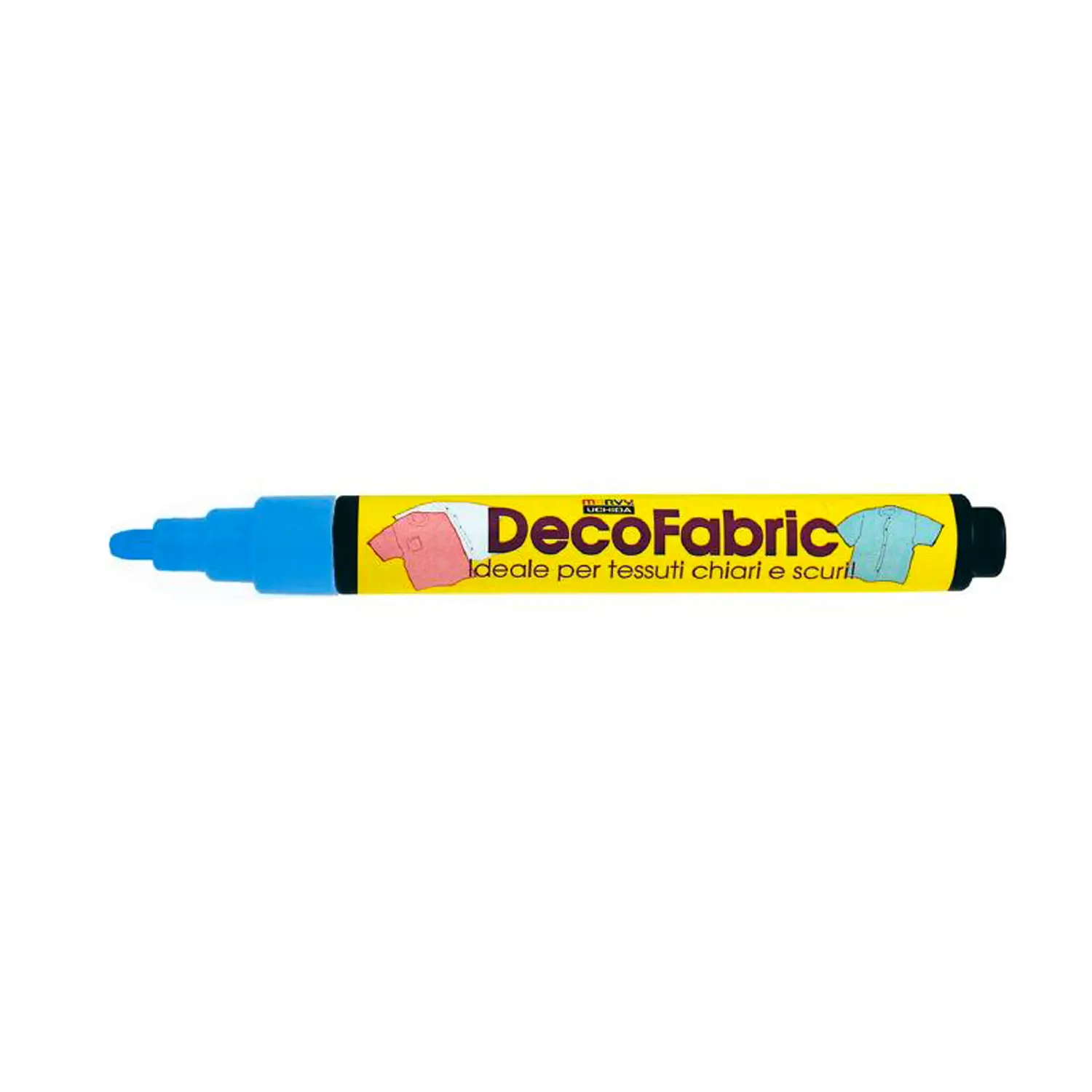 Pennarello per Tessuti - Punta 3 mm - Azzurro | Marker Permanente per Stoffa - Pennarelli