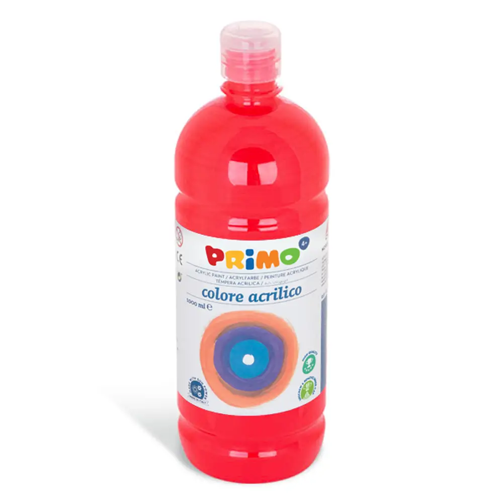 Tempera Acrilica Primo ml. 1000 Rosso Vermiglio - Tempere