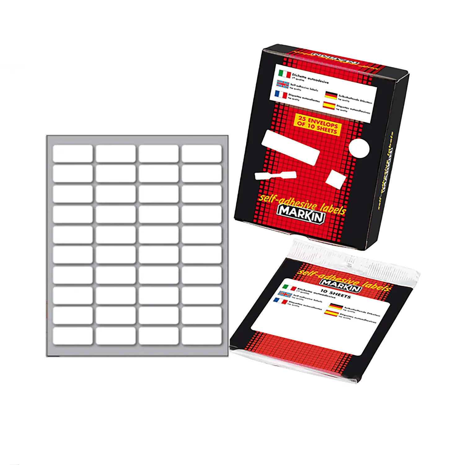 Etichette Adesive mm. 28x12 Cf.Fogli10 - Accessori ufficio
