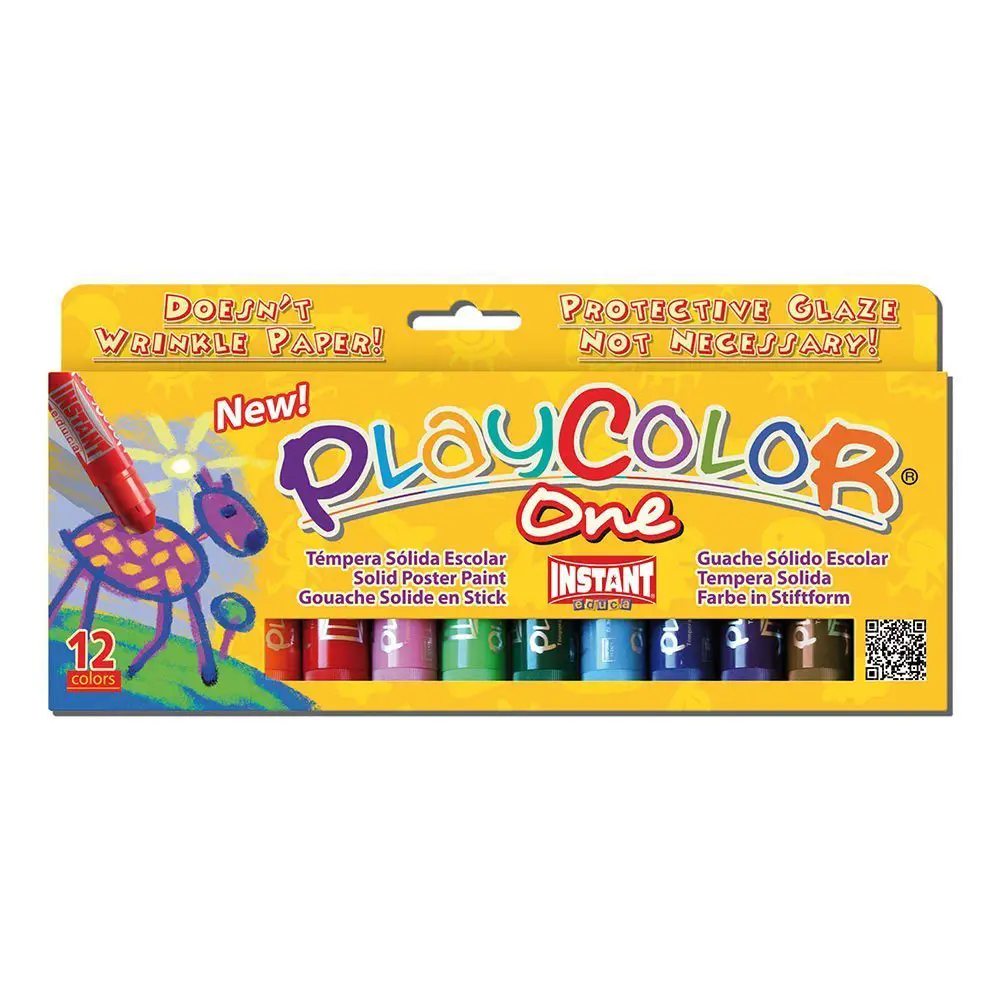 Tempera Solida in Stick 10gr in 12 colori - Tempere