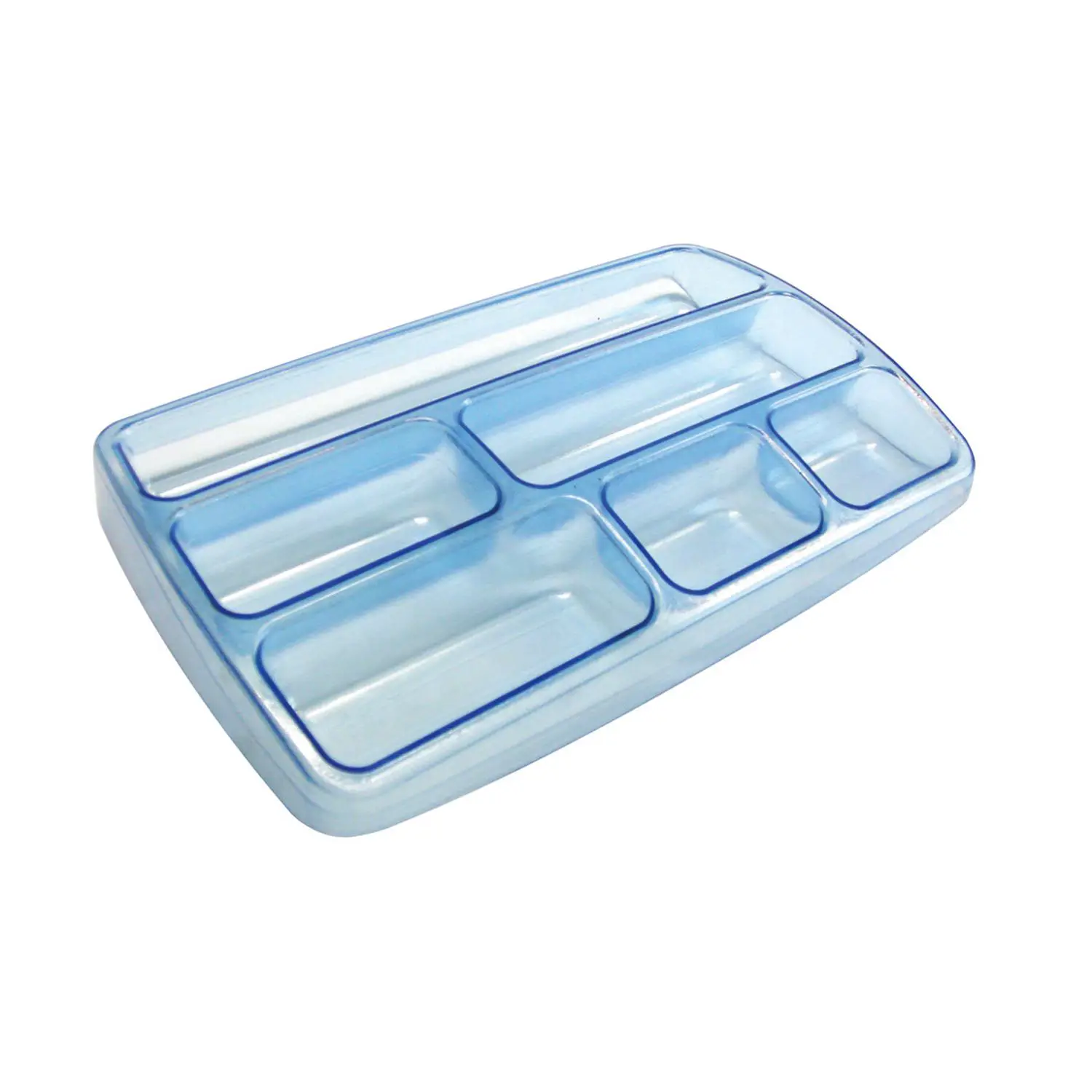 Vaschetta Porta Oggetti Ufficio Classic Azzurro – Organizer Cassetti e Scrivania - Accessori ufficio