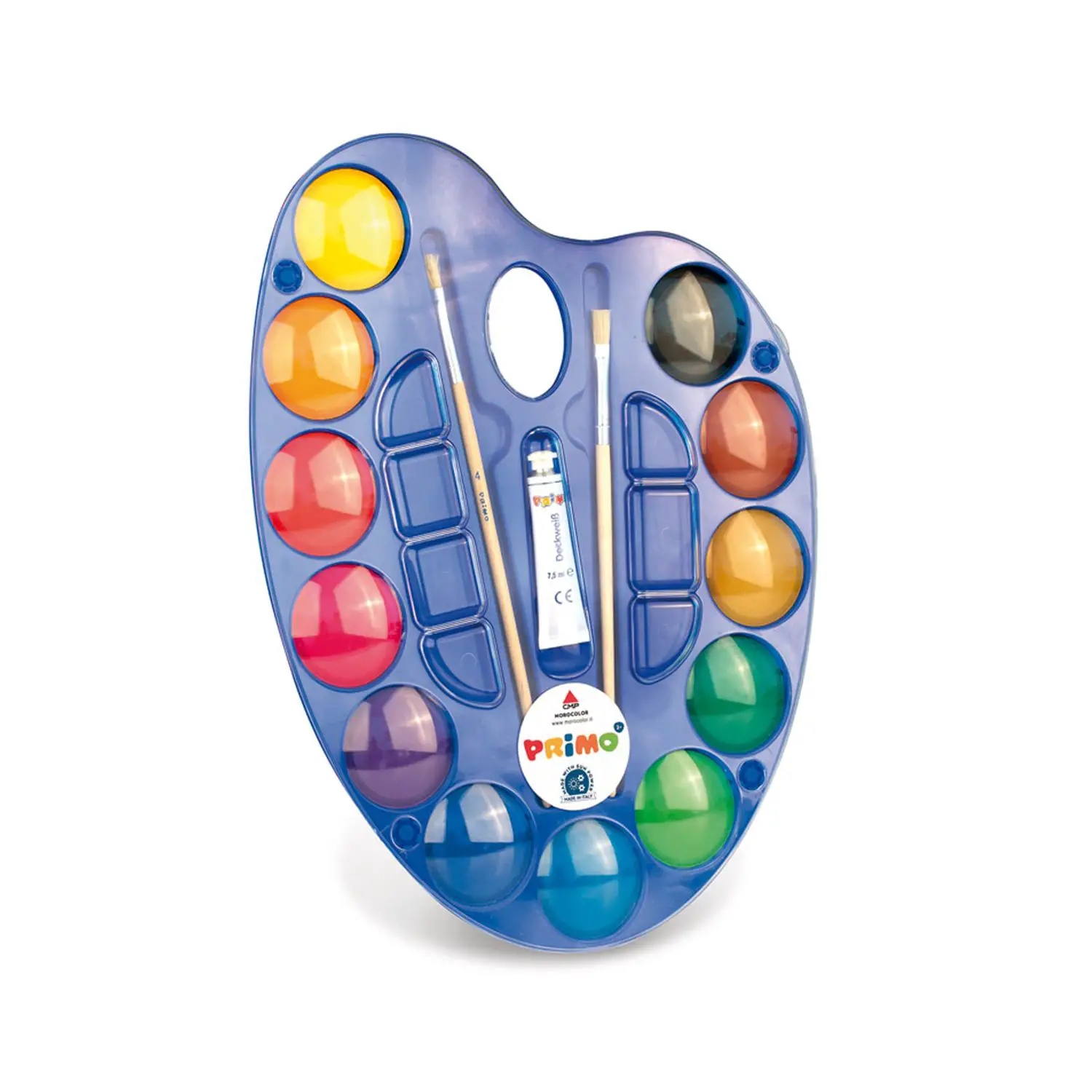 Tavolozza Acquerelli Primo Jumbo – 12 Colori per Pittura Creativa - Inchiostri e acquerelli
