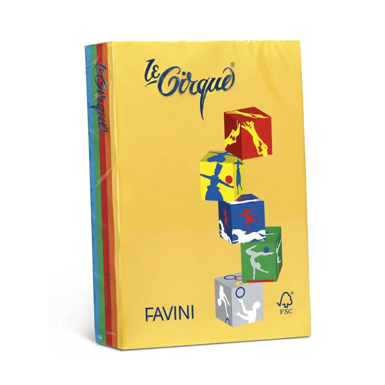 Carta per Stampanti Le Cirque Mix – A4 80 gr - 500 Fogli - Tinte Forti - Carta e cartoncino