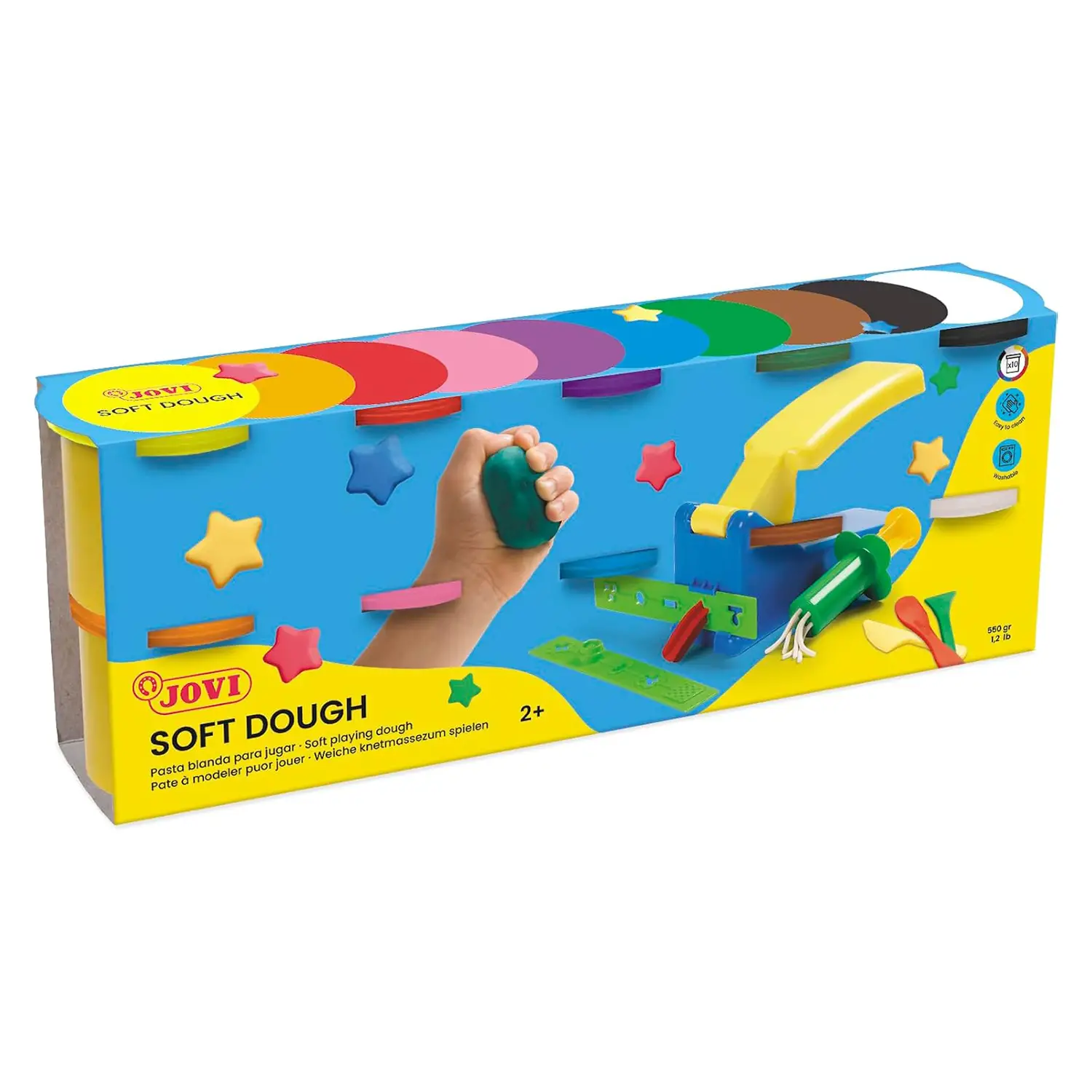 Plastilina Soffice Blandiver – Set 10 Panetti da 110 g - Paste per modellare