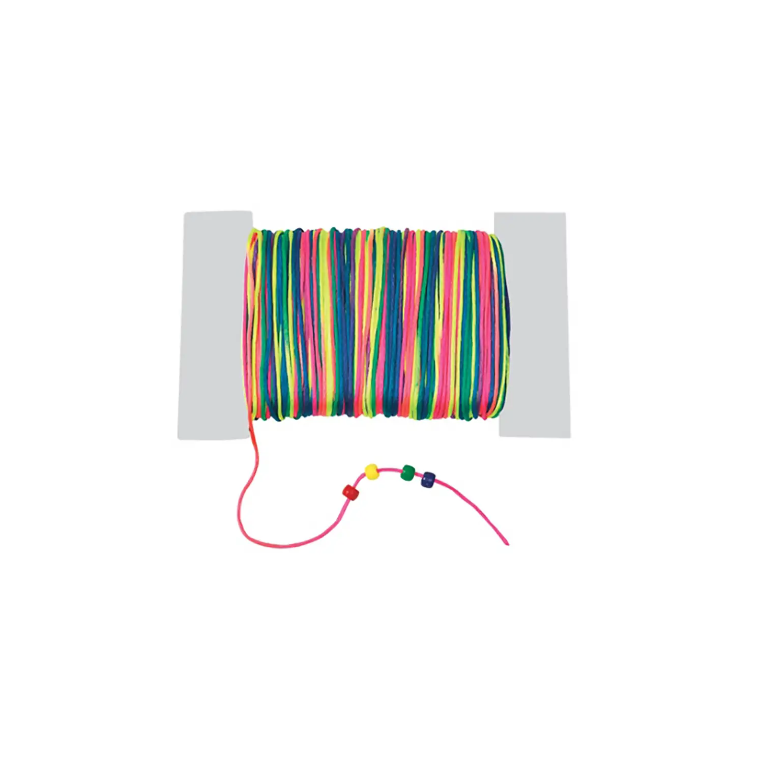 Cordoncini in Raso Multicolor Neon – 91 metri - 1,5 mm di spessore - Motricità fine