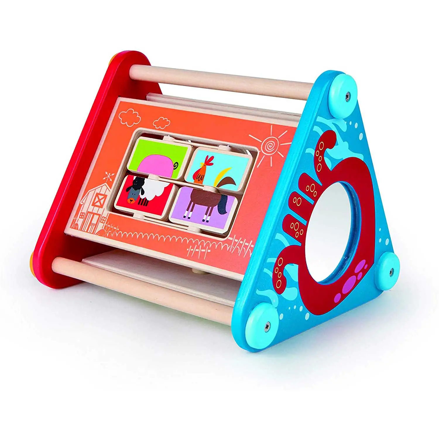 Prisma Multiattività Portatile – Gioco Educativo in Legno - Primi giochi