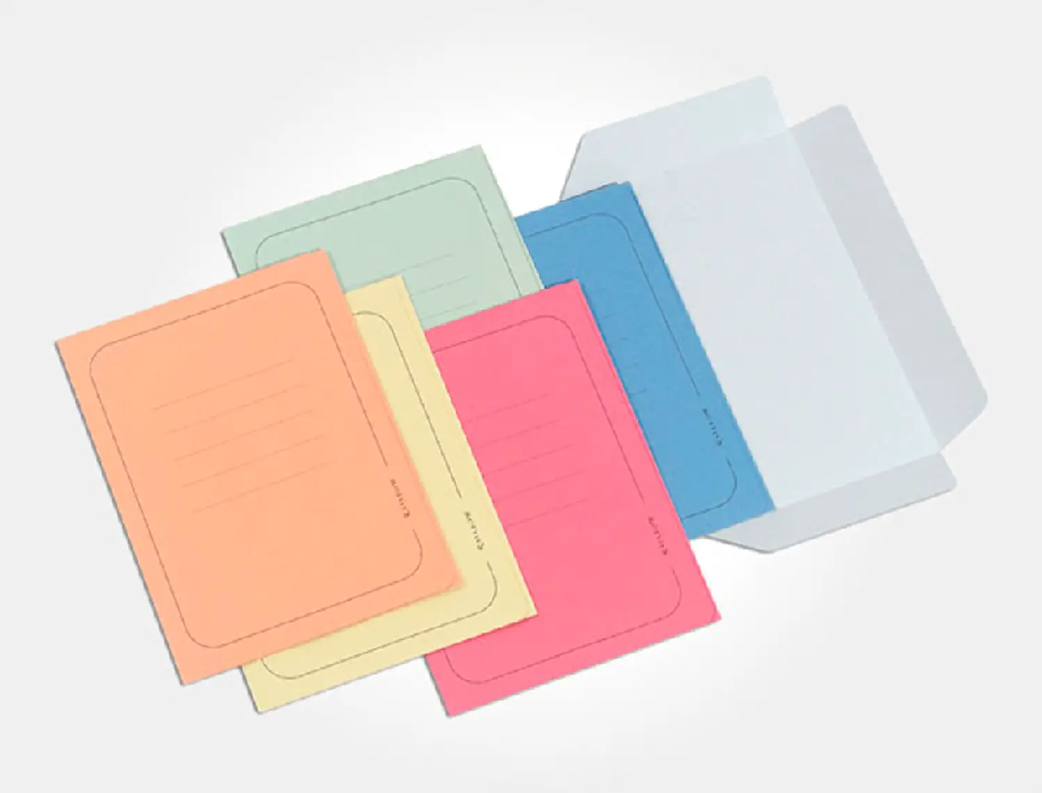 Cartella Pesante 3 Lembi con Stampa Grigio - Archiviazione