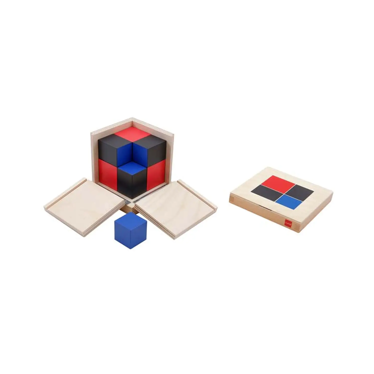 Cubo del Binomio (a+b)³ – Materiale Montessori per Matematica Sensoriale - leggere scrivere contare racco