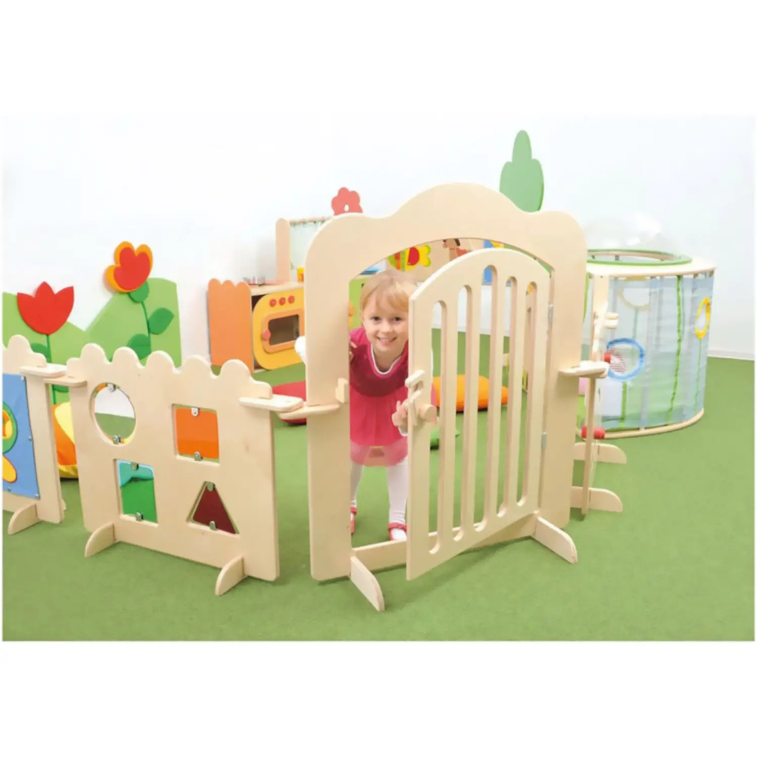 Cancelletto Baby Corner MOJE BAMBINO – Modulo Educativo in Legno - Divisori e staccionate
