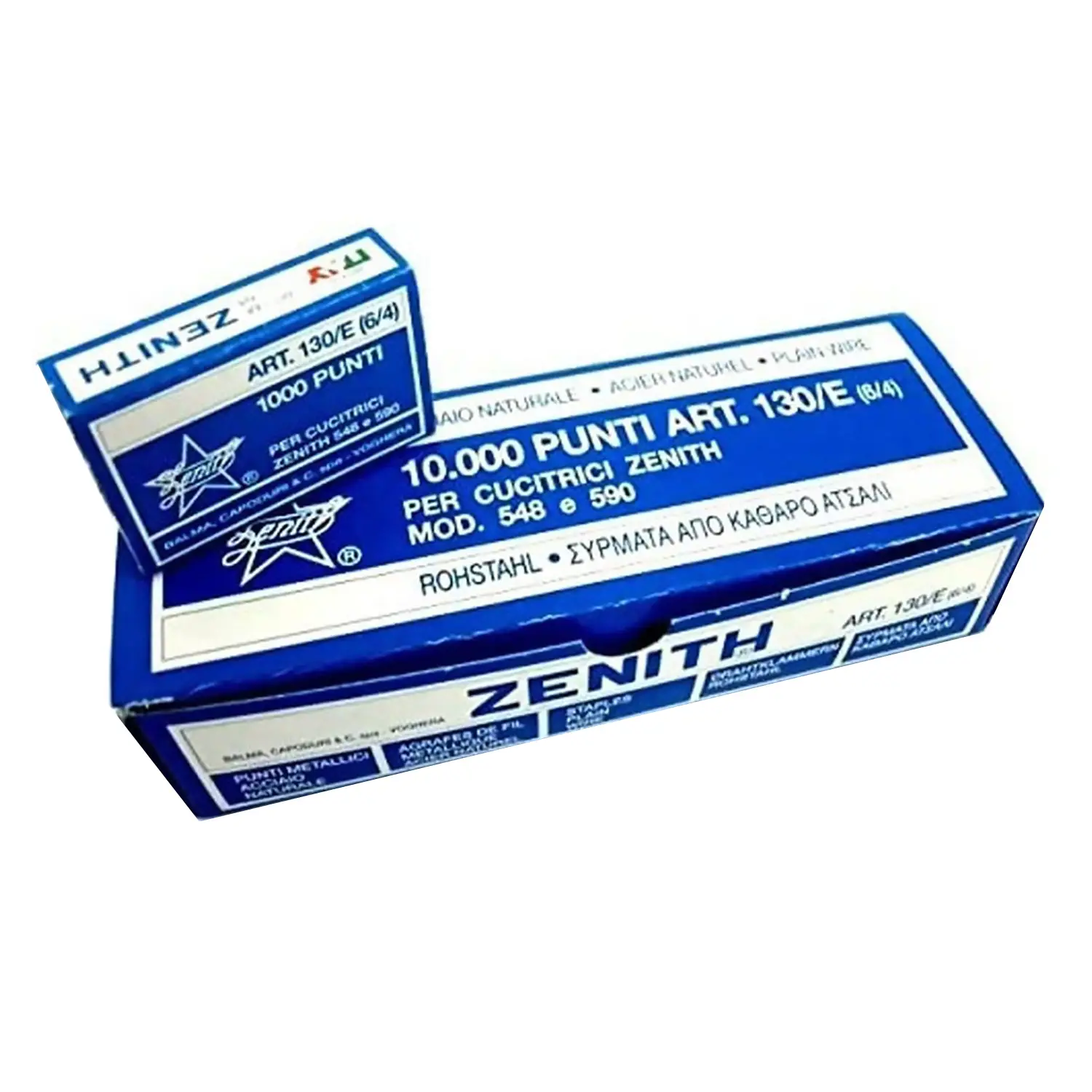 Punti per Cucitrice Zenith 130E – Passo 6 (h 4 mm), Confezione da 1000 pezzi - cucitrici