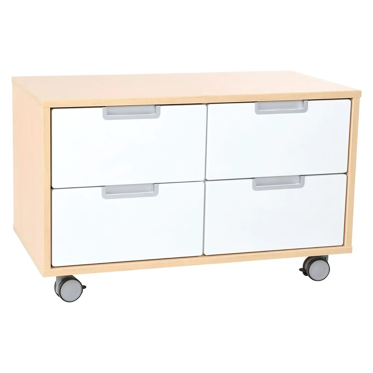 Mobile con Ruote 4 Tiretti Serie Quadro 40 - Carrelli