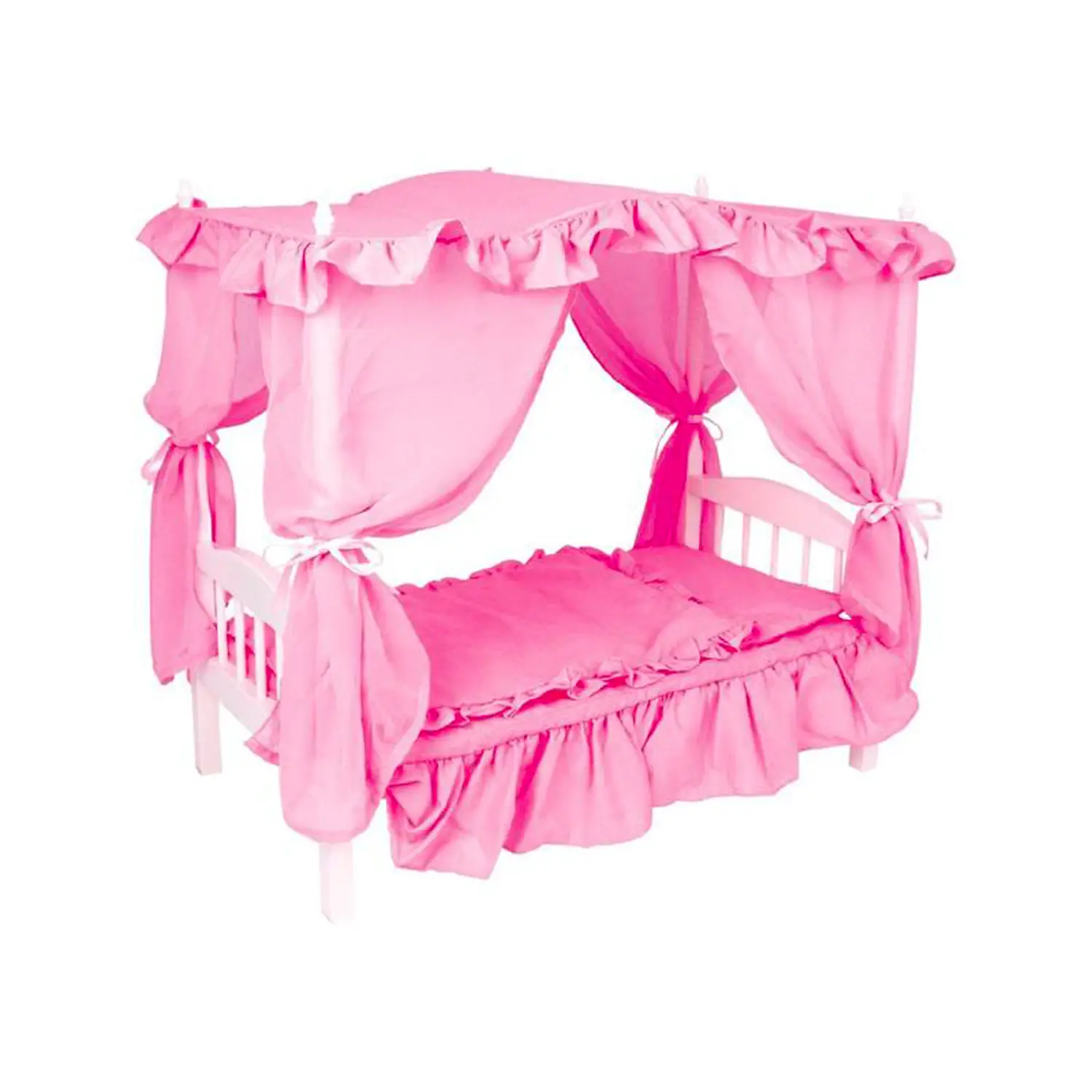 Letto a Baldacchino - Bambole e accessori