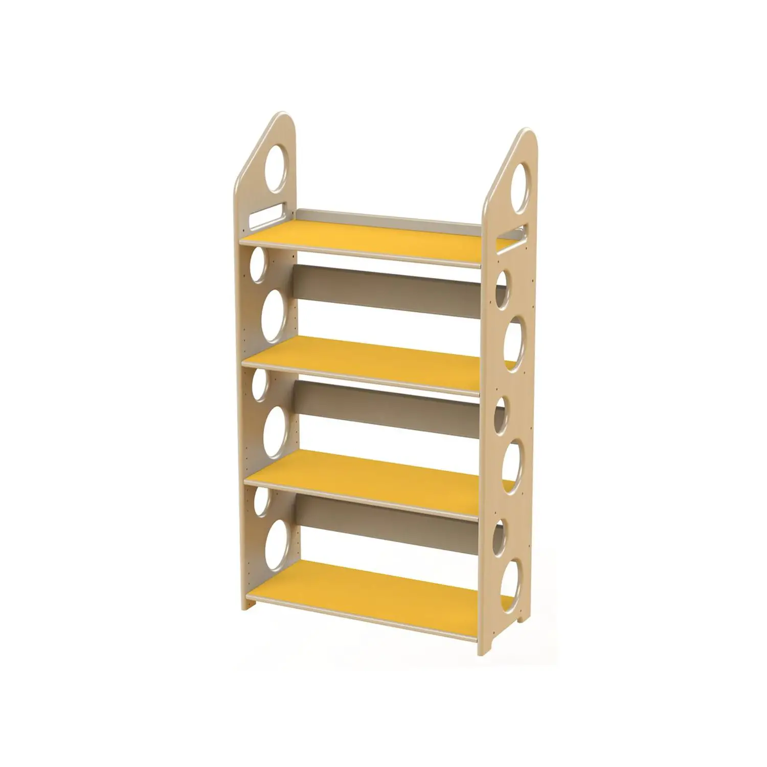 Modulo Libreria Media cm 133 - Arancio - Arredo per Scuola dell’Infanzia - Librerie e zone lettura