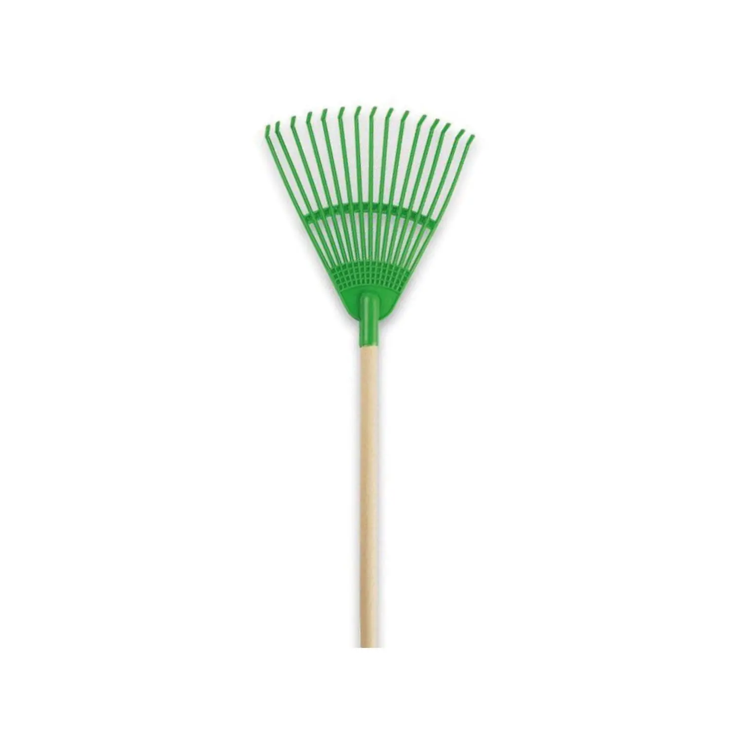 Rastrello Ventaglio Manico Legno 75cm. - Giardinaggio