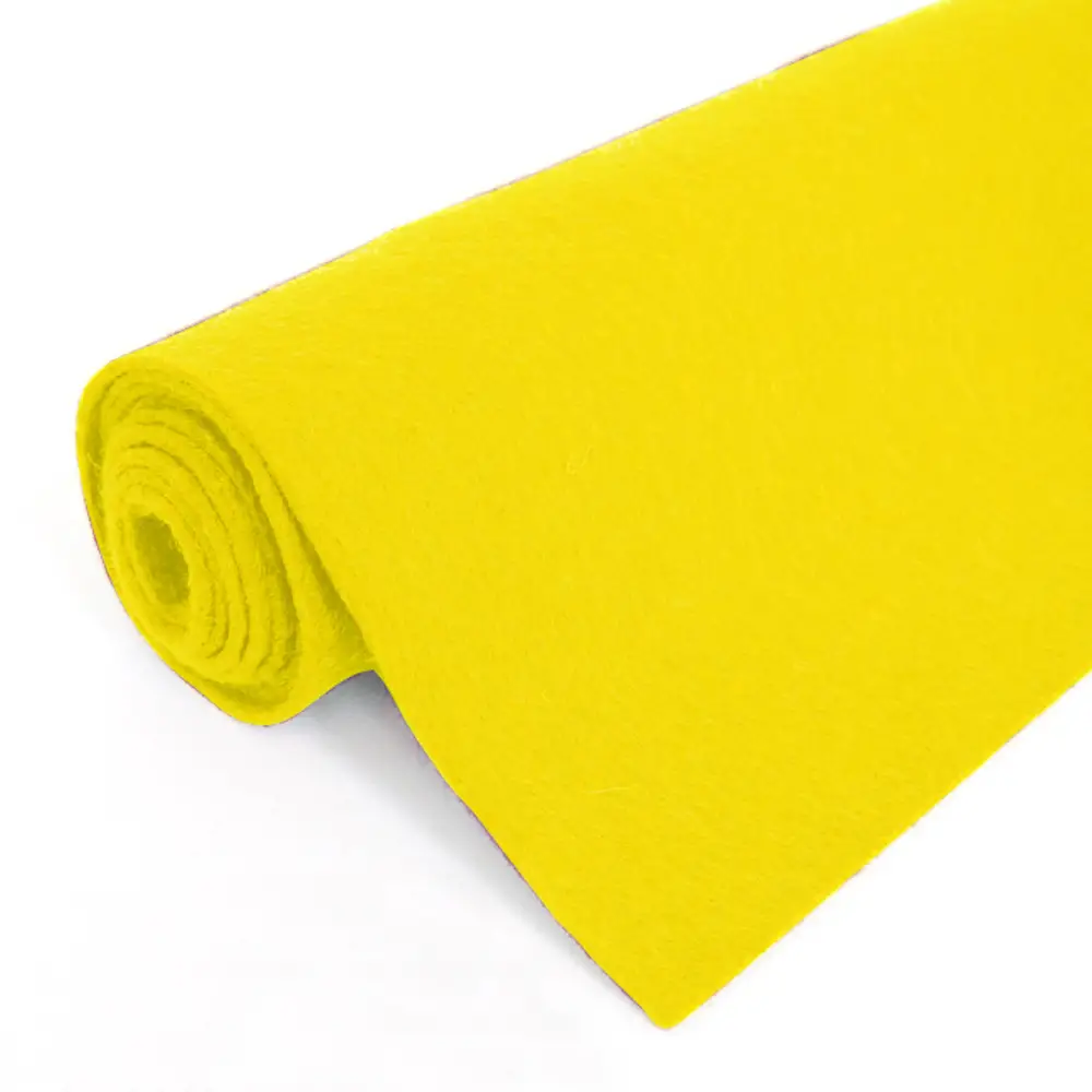 Feltro Morbido Giallo – Foglio 60x90 cm per Progetti Creativi - Tessuti e stoffe