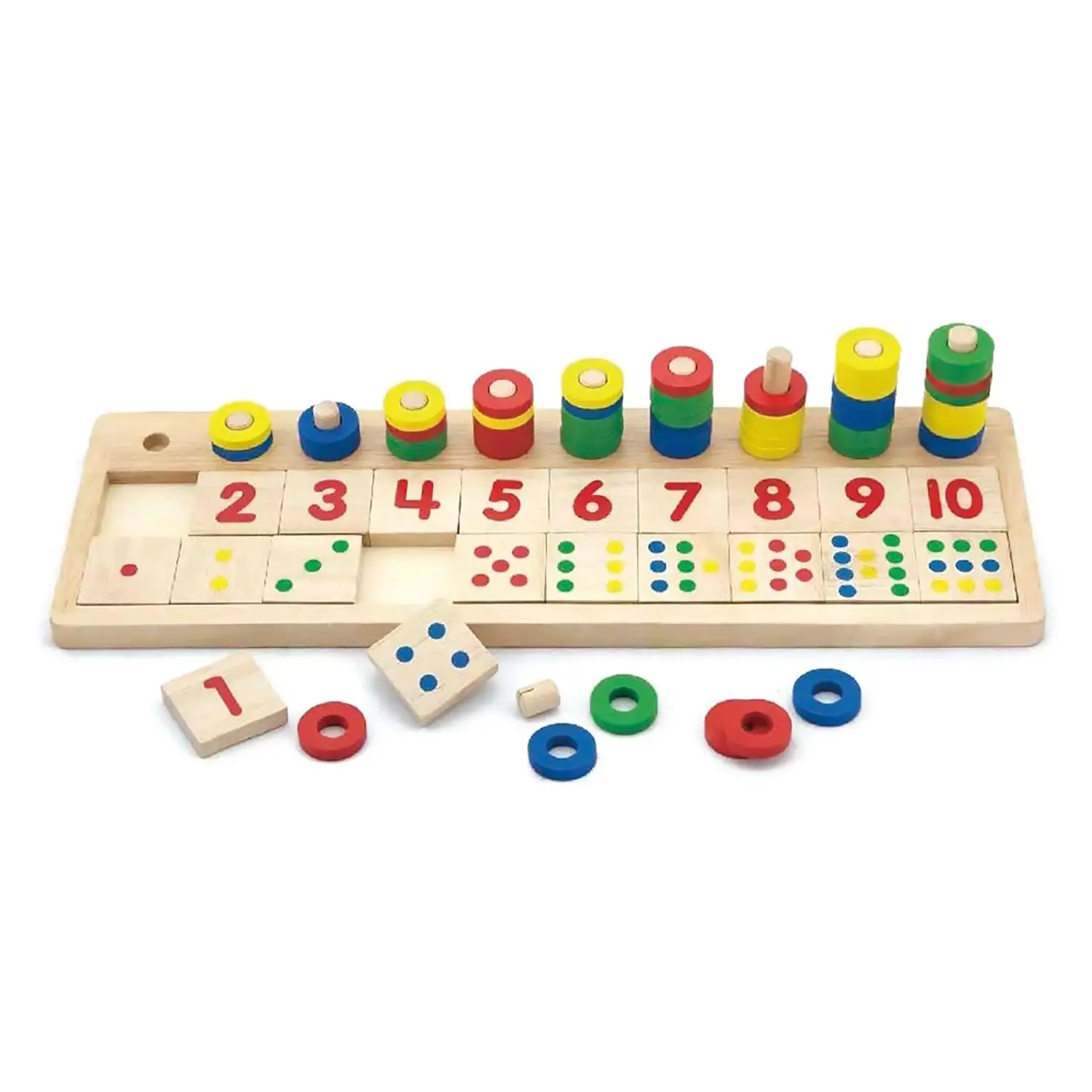 Multiabaco Scalare ad Anelli in Legno – Gioco Didattico per la Matematica - Classificazione e matematica