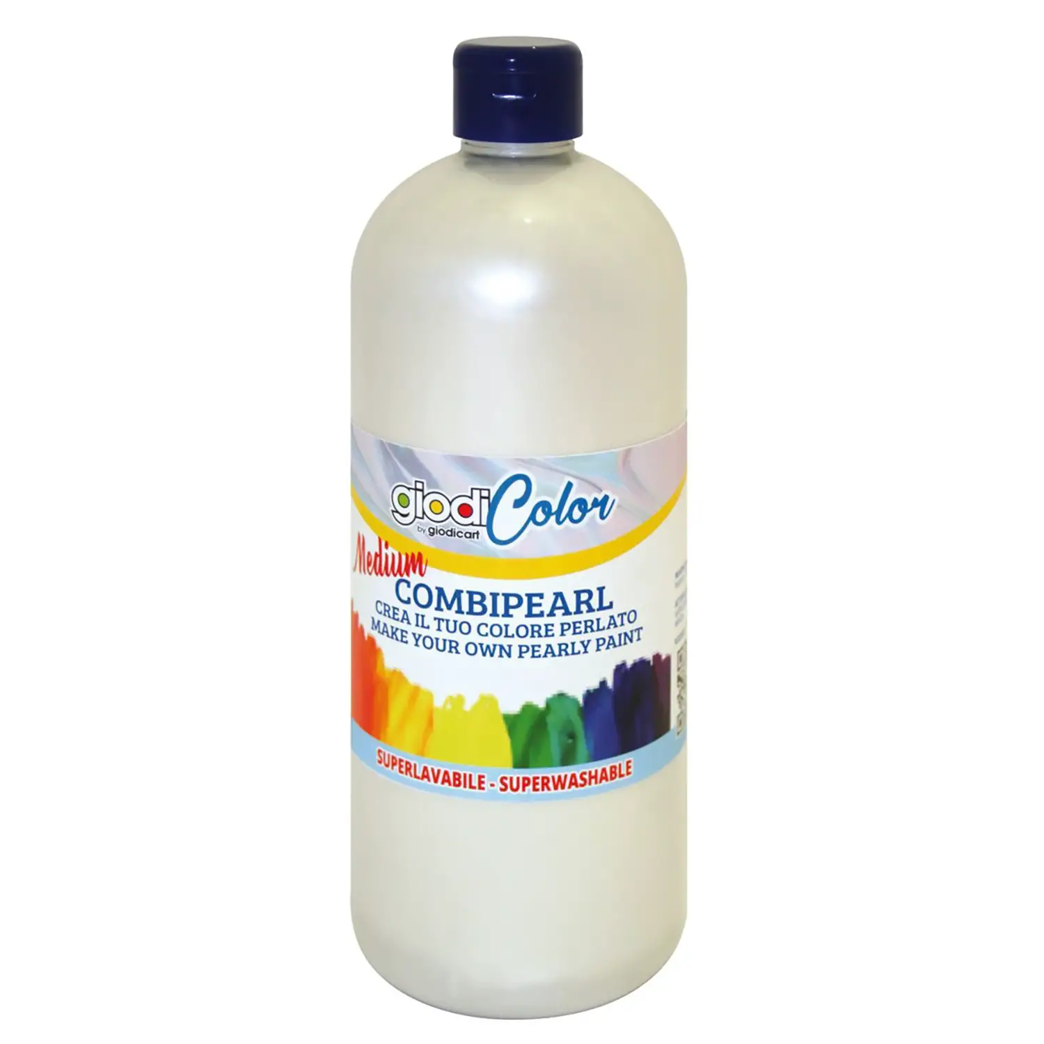 Giodicolor Combi Pearl 1000 ml – Medium Perlato per Tempera con Effetto Iridescente - Tempere
