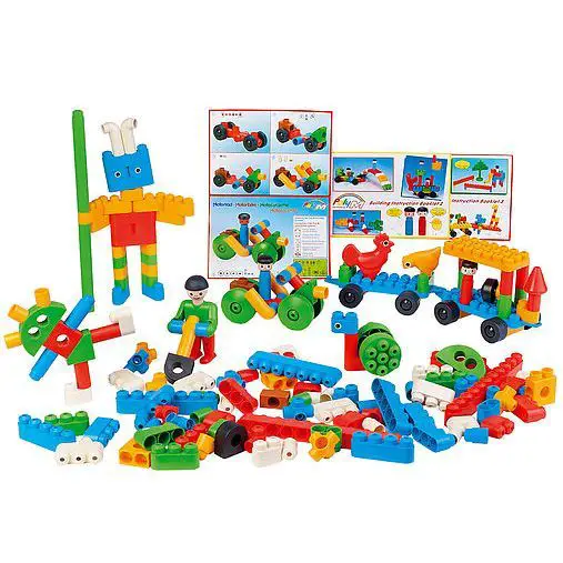 Costruzioni Morbide Poly-M Assortimento Creativo 190 Elementi - Costruzioni in plastica