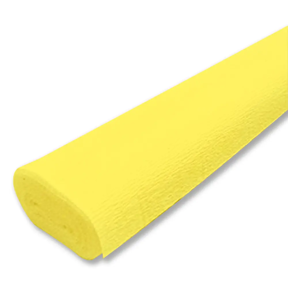 Carta Crespa Giodikrea – Giallo Chiaro – 10 Rotoli – Extra 55 gr - Carta e cartoncino