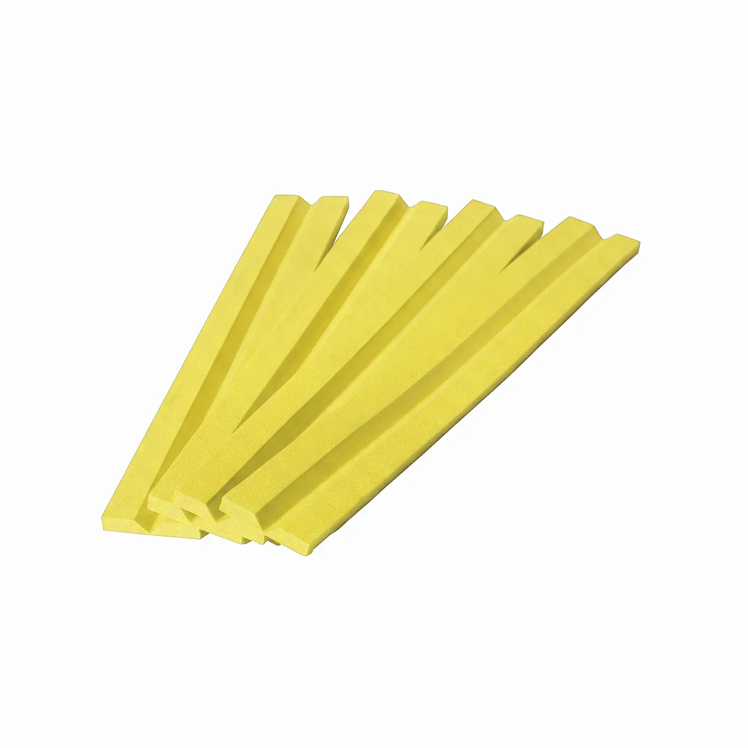 Coprispigoli in EVA Giallo, Set 4 Profili Paraspigoli da 150 cm con Collante per l'Applicazione - Protezioni e sicurezza