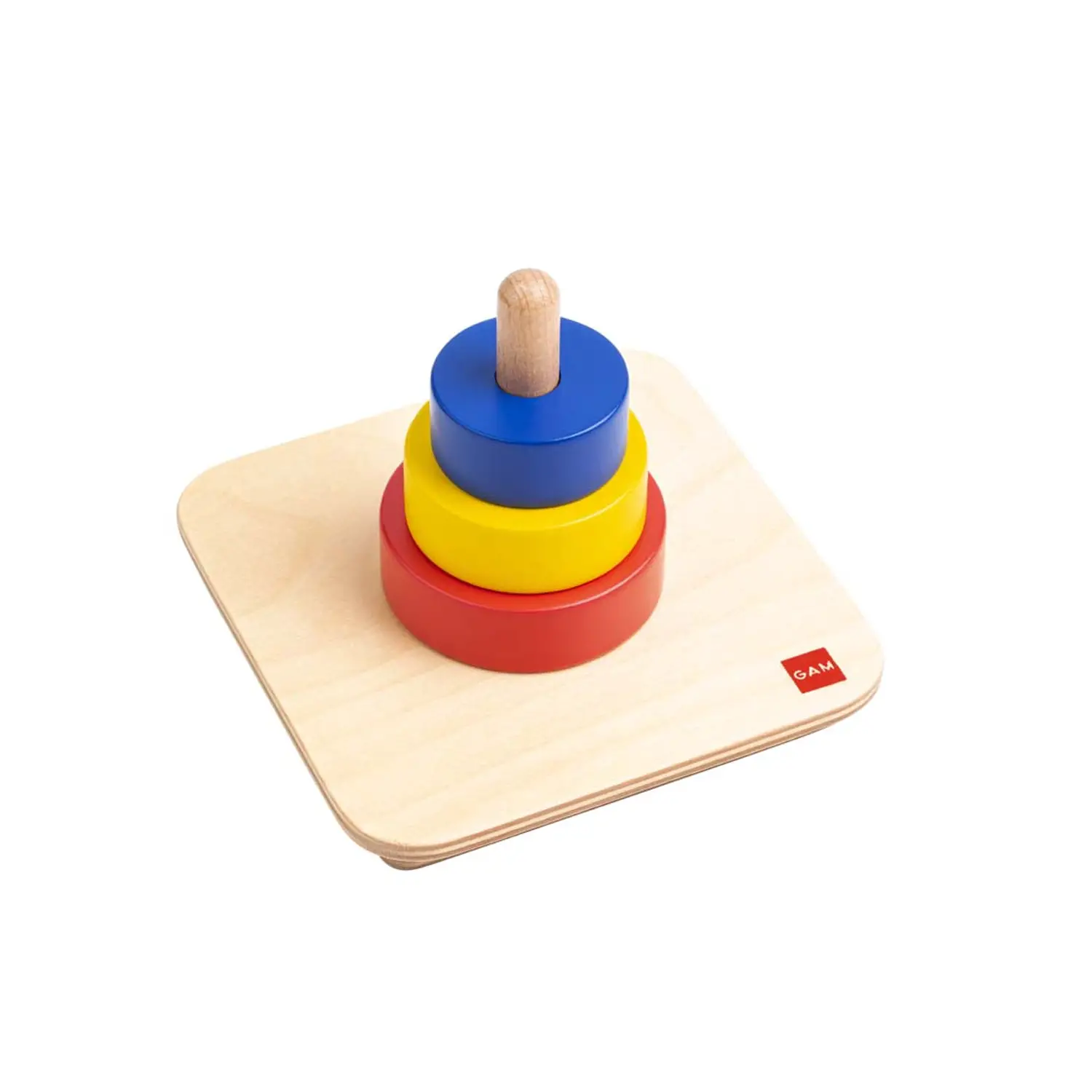 Anelli Colorati su Piolo Verticale Montessori – Gioco Educativo per Bambini - leggere scrivere contare racco