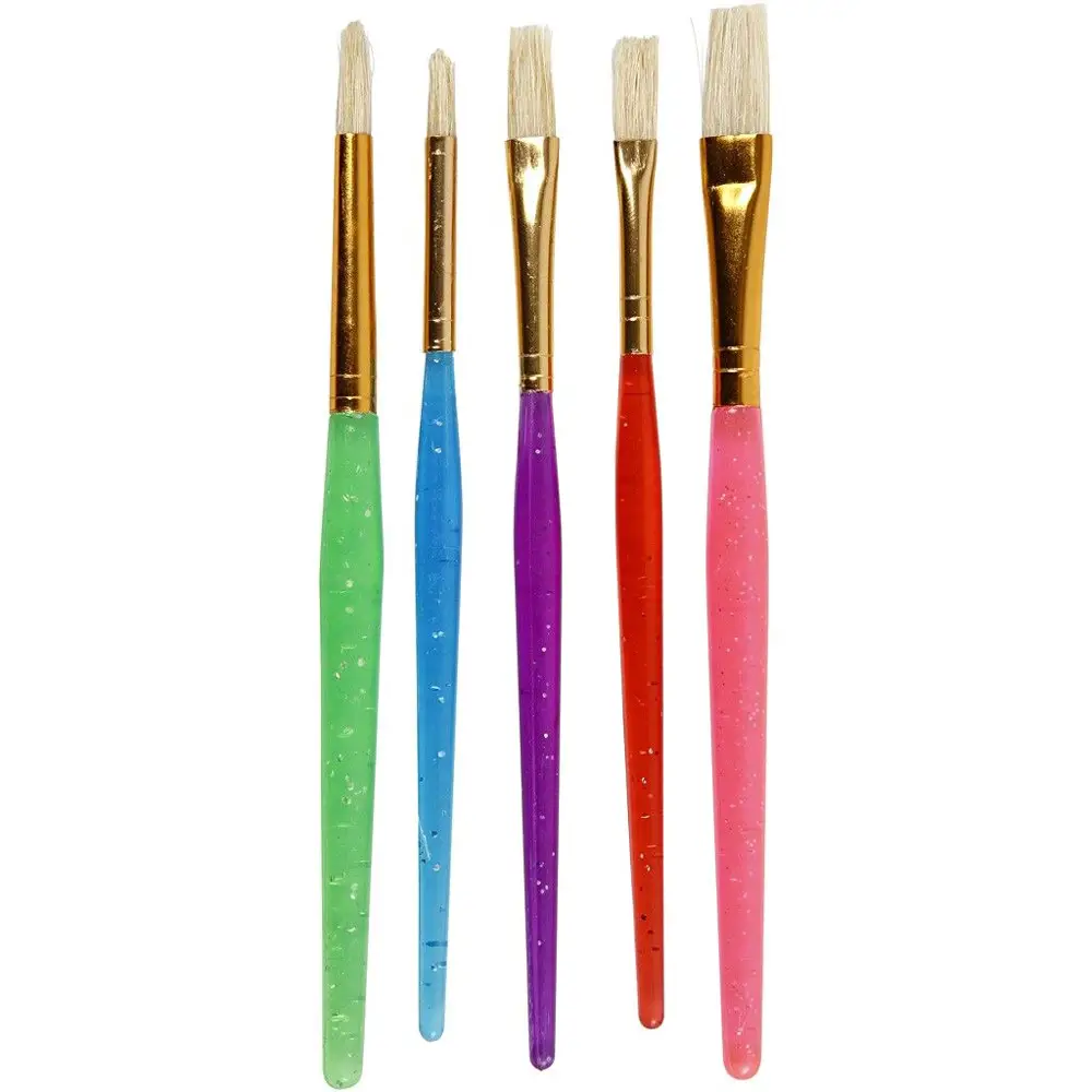 Set Pennelli Assortiti per Scuola – 5 Pezzi - Pennelli e accessori