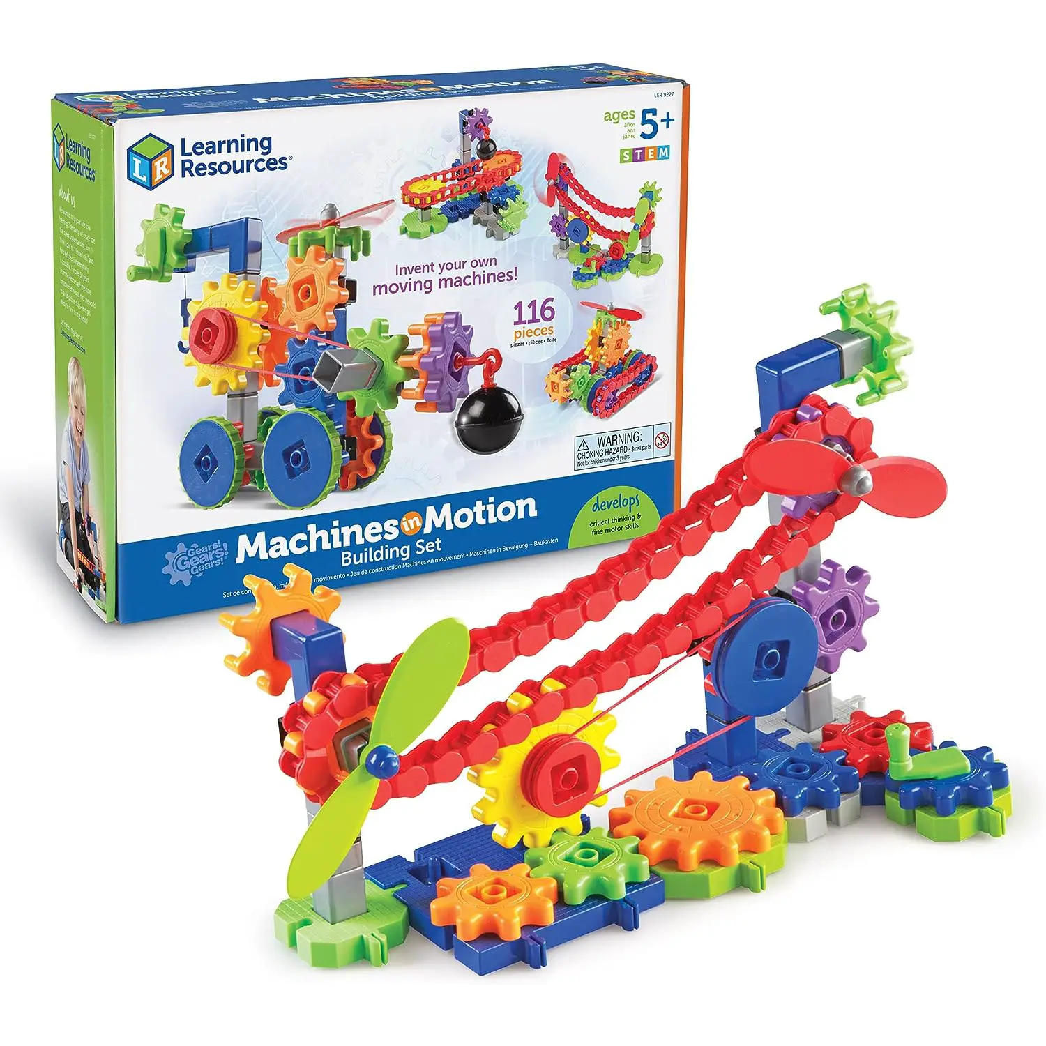Gioco di Costruzione Creativa STEM – 116 Pezzi per Imparare Divertendosi - Costruzioni tecniche