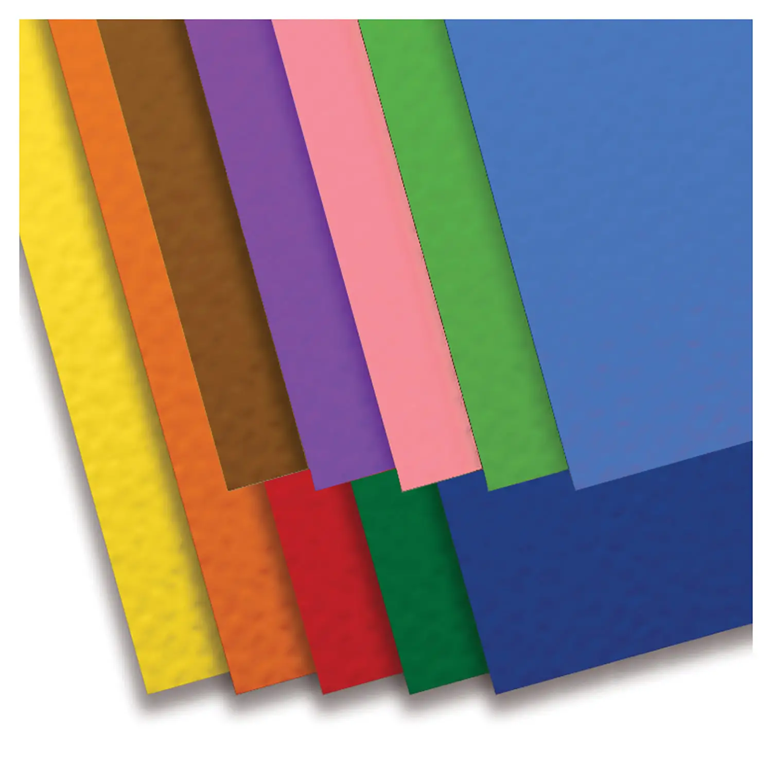 Cartoncino Liscio Colorato Giodikrea 160 gr – 50x70 cm – 30 Fogli – 5 Colori - Carta e cartoncino