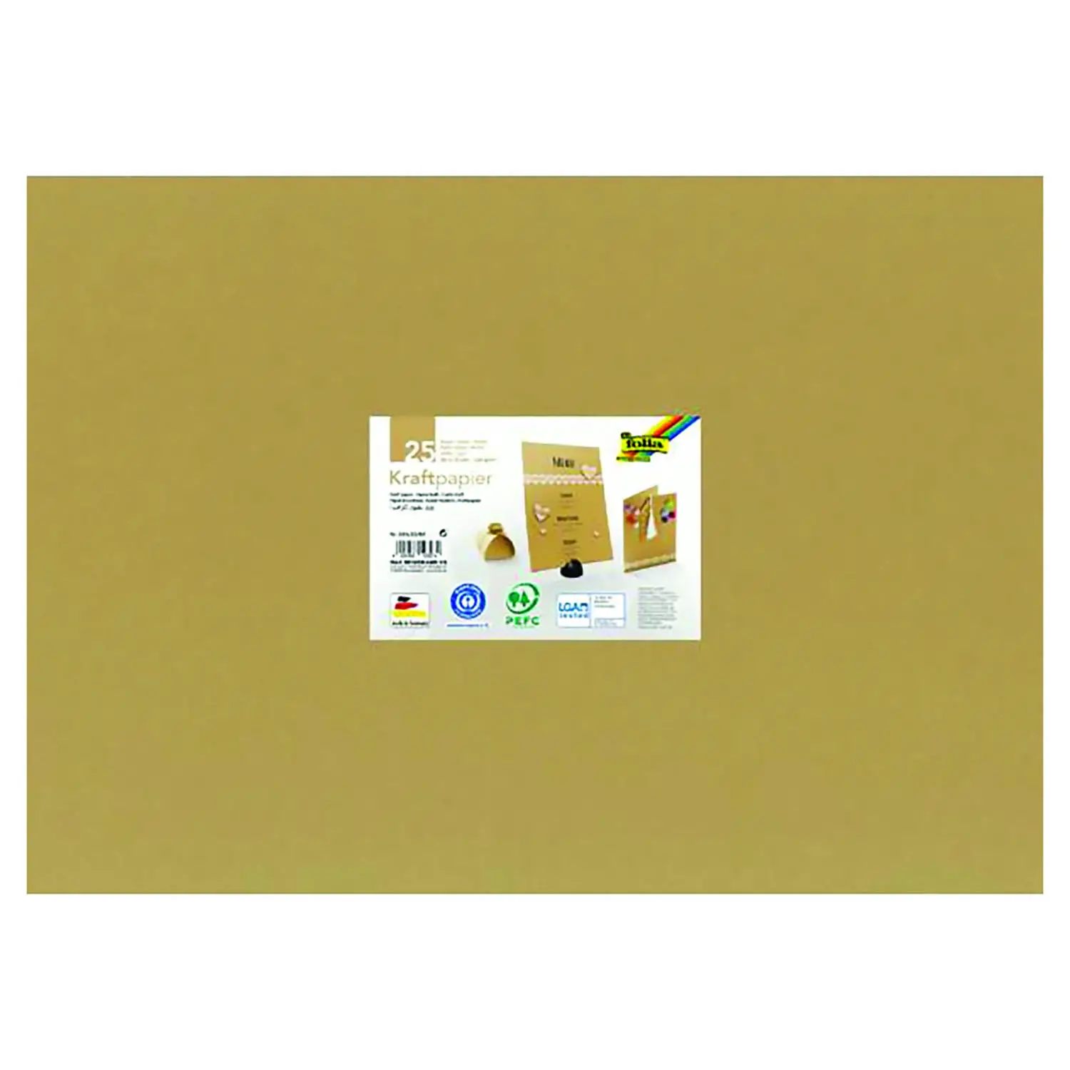 Carta Avana Kraft cm. 50x70 230gr 25 Fogli - Carta e cartoncino