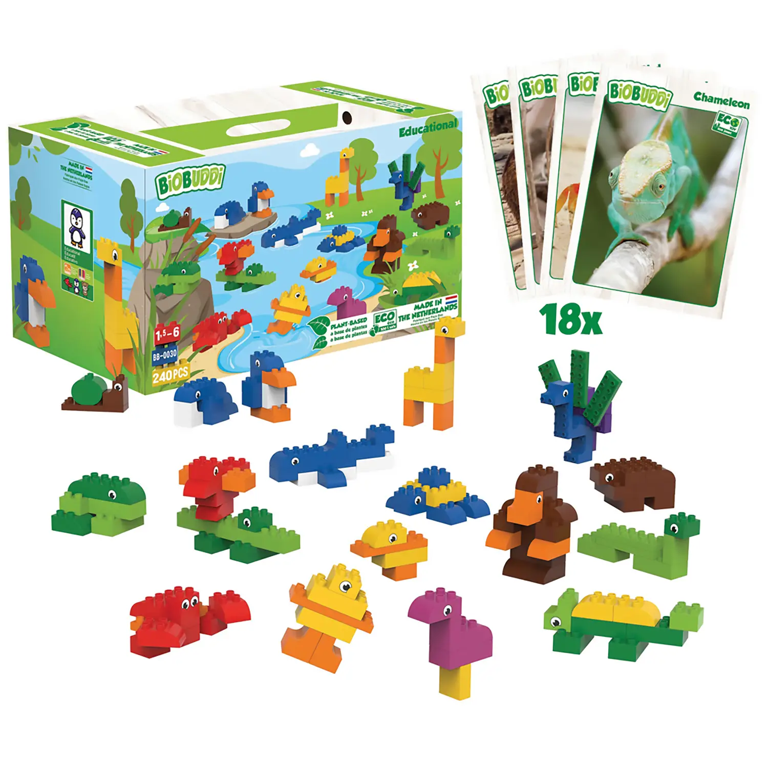 Mattoncini Ecologici Animali - Costruzioni in plastica