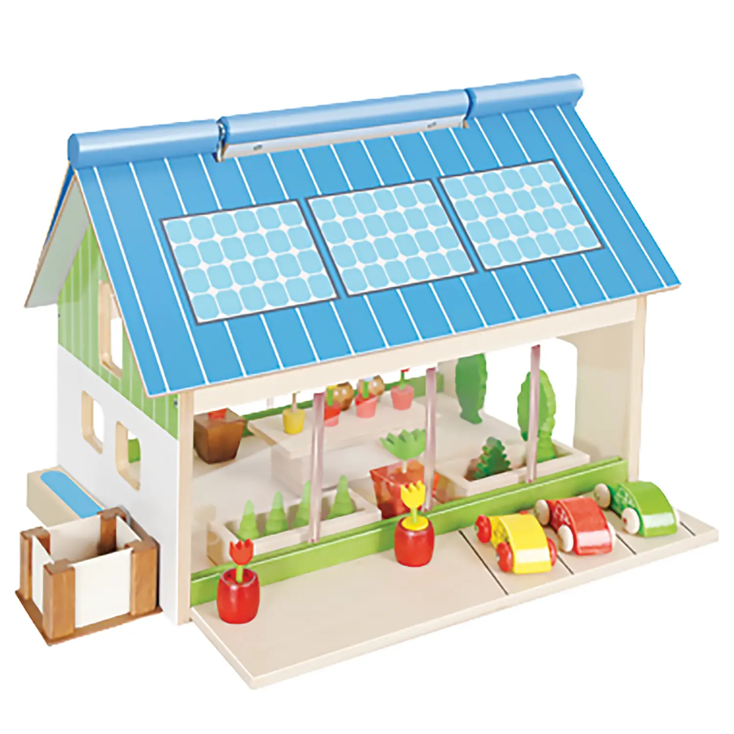 Vivaio con Accessori Playset in Legno - Animali