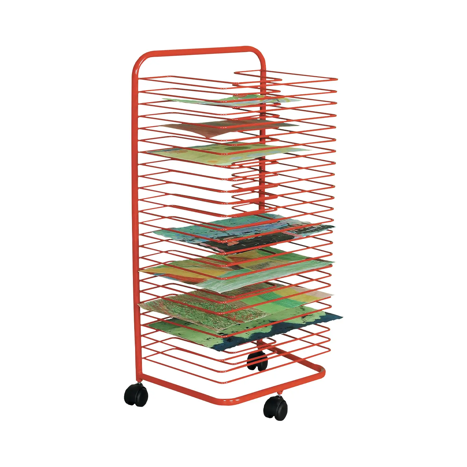Carrello Asciuga Disegni a 25 Ripiani - L'angolo della pittura