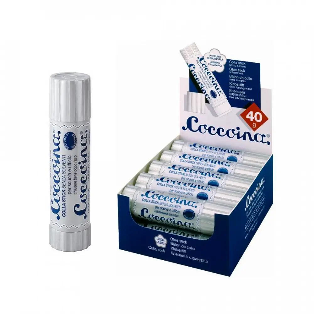 Colla Stick Coccoina Profumata 40 gr – Confezione da 10 Pezzi - Nastri adesivi e colle