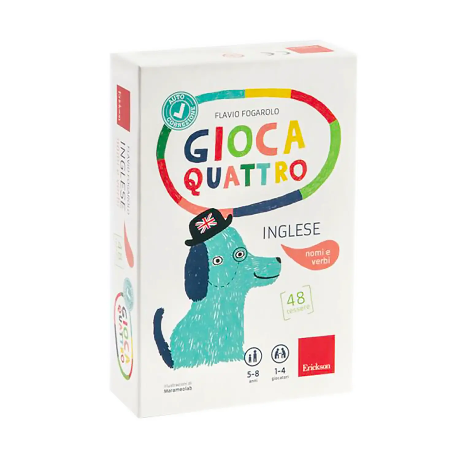 Giocaquattro Inglese: Nomi e Verbi - Prima biblioteca