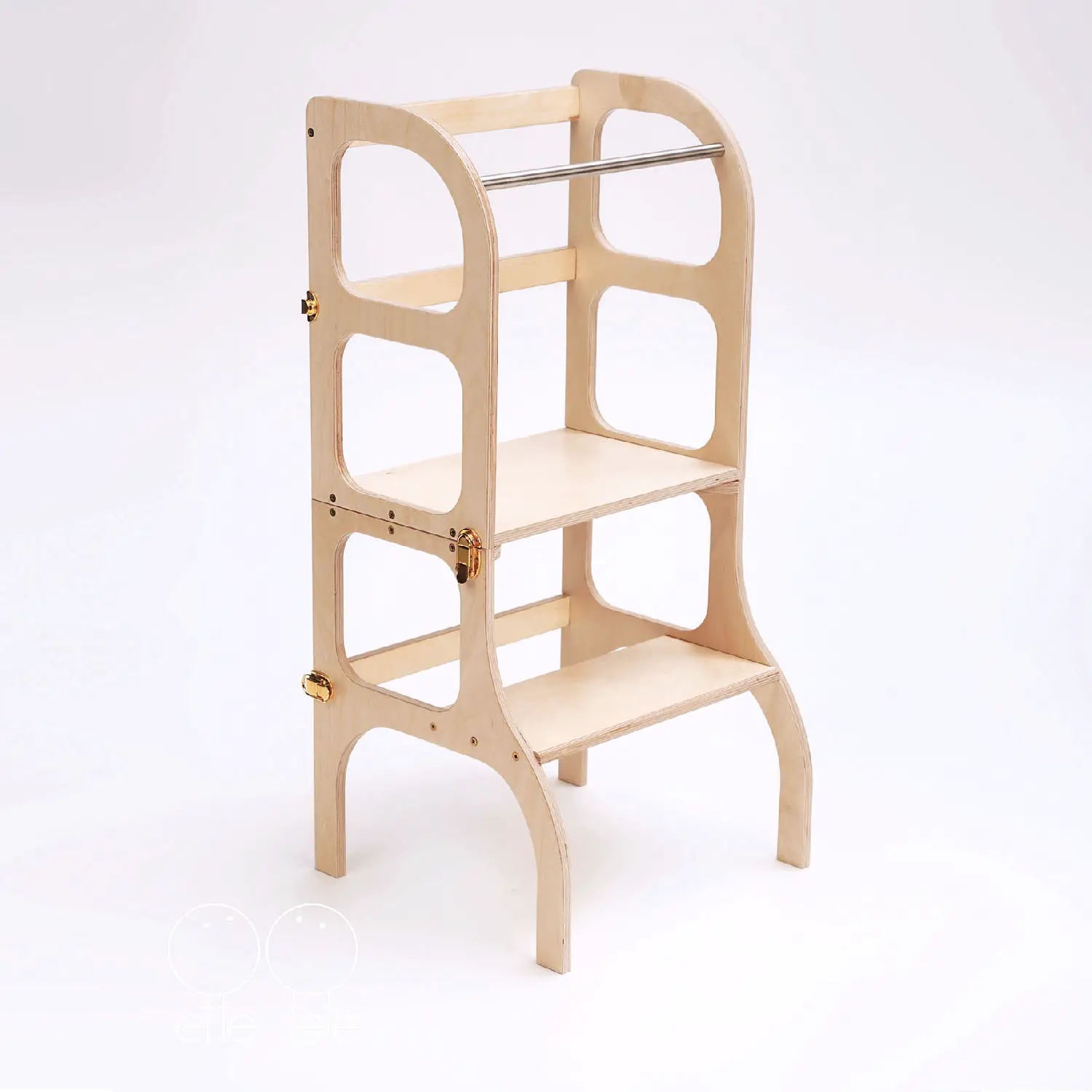 Torre di Apprendimento Montessori Learning Tower con Tavolino Integrato - leggere scrivere contare racco