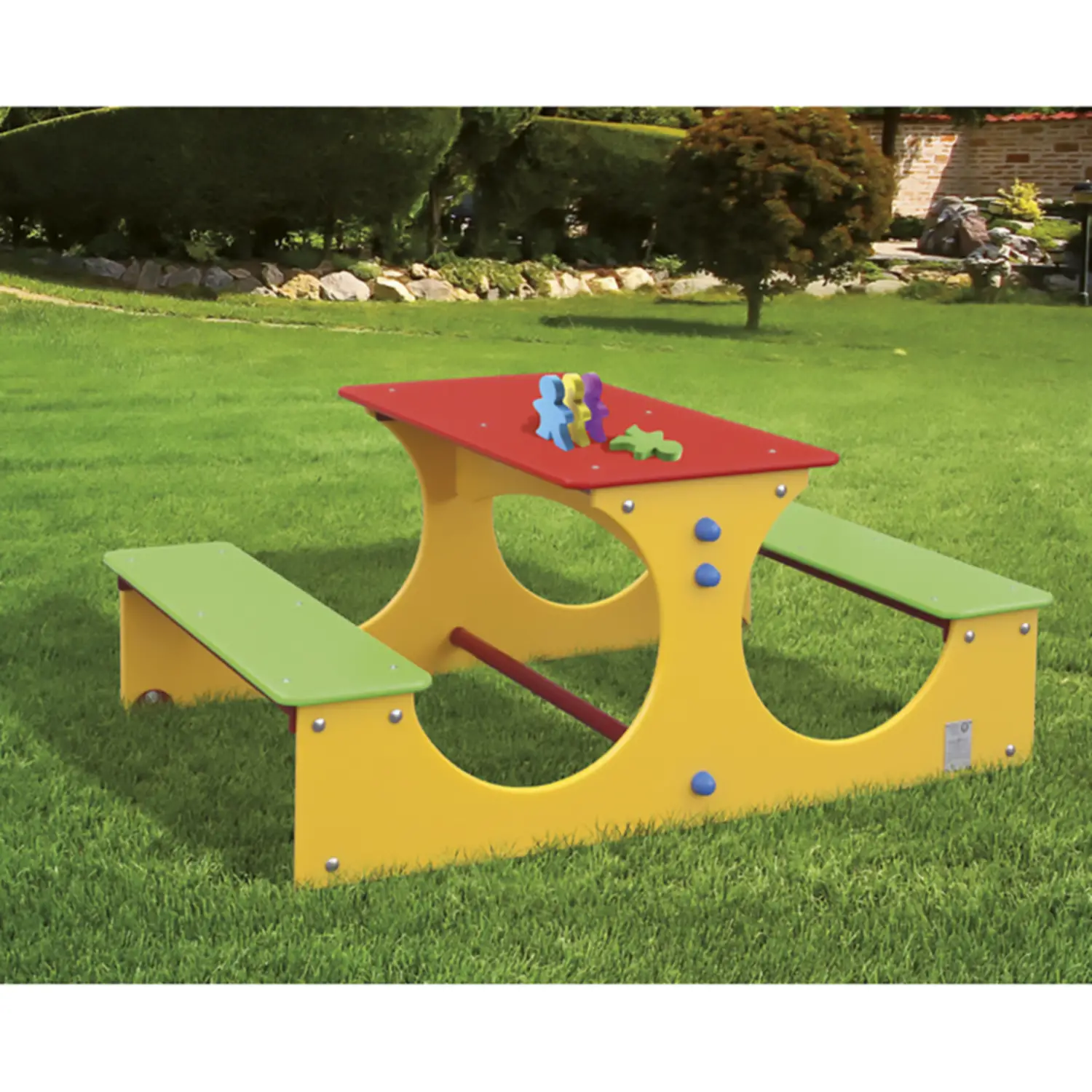 Tavolo con Panche Pic Nic Baby – Set da Gioco e Picnic per Bambini - Playgrounds e giostre