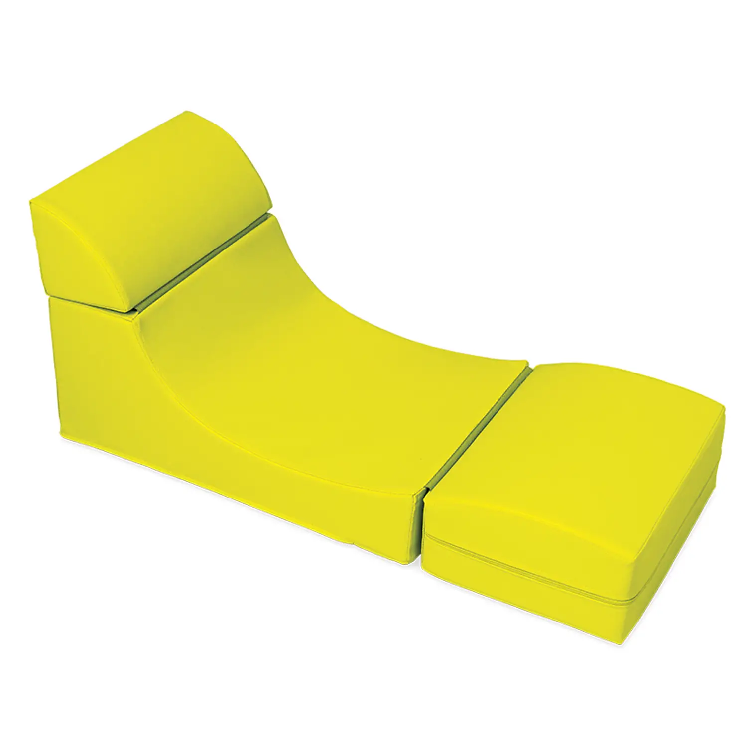 Chaise Longue Morbida Richiudibile Verde Lime - Salottini e arredi morbidi