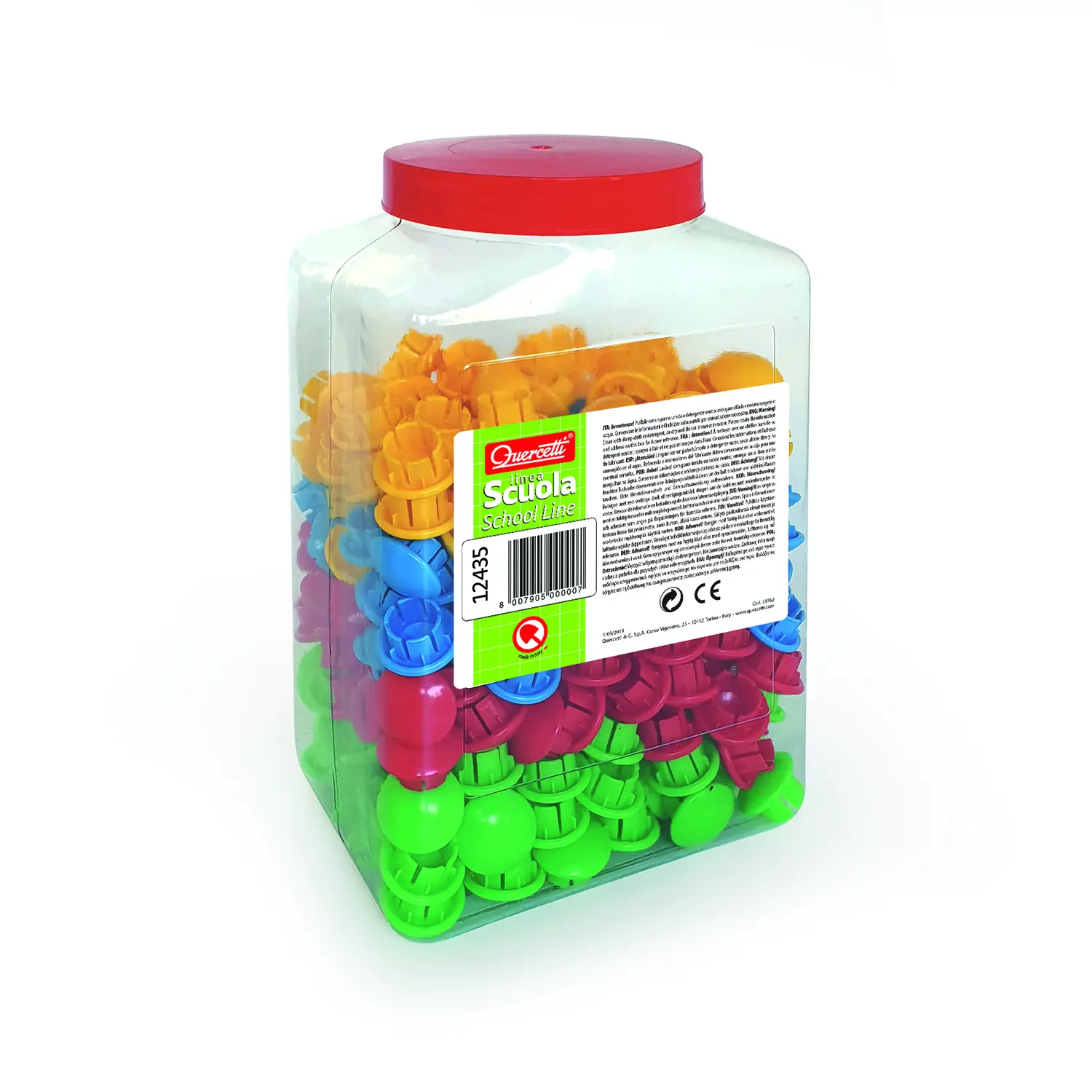 Chiodi Bottone Fantacolor Bebè 240 Pezzi - Prime costruzioni soffici